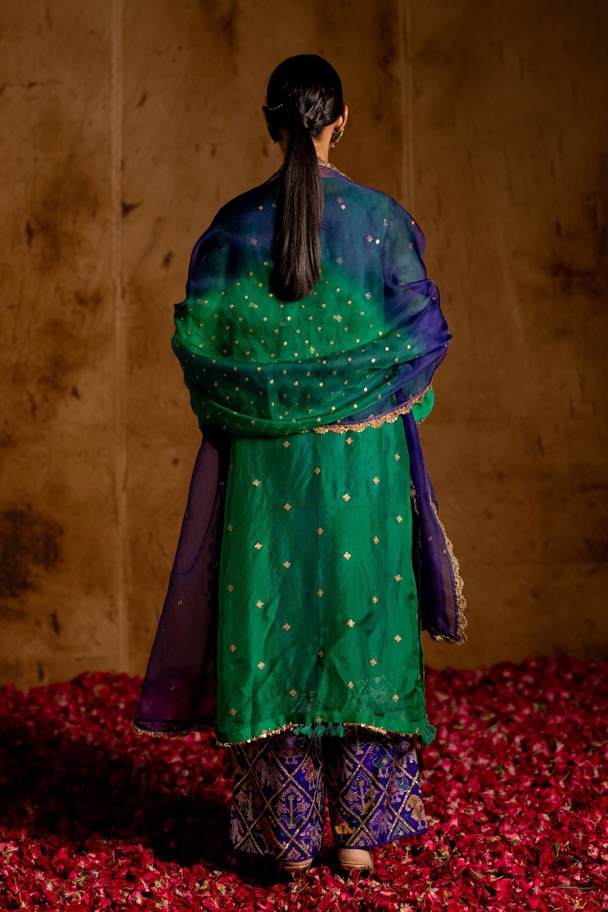 Blue Emerald Dupatta