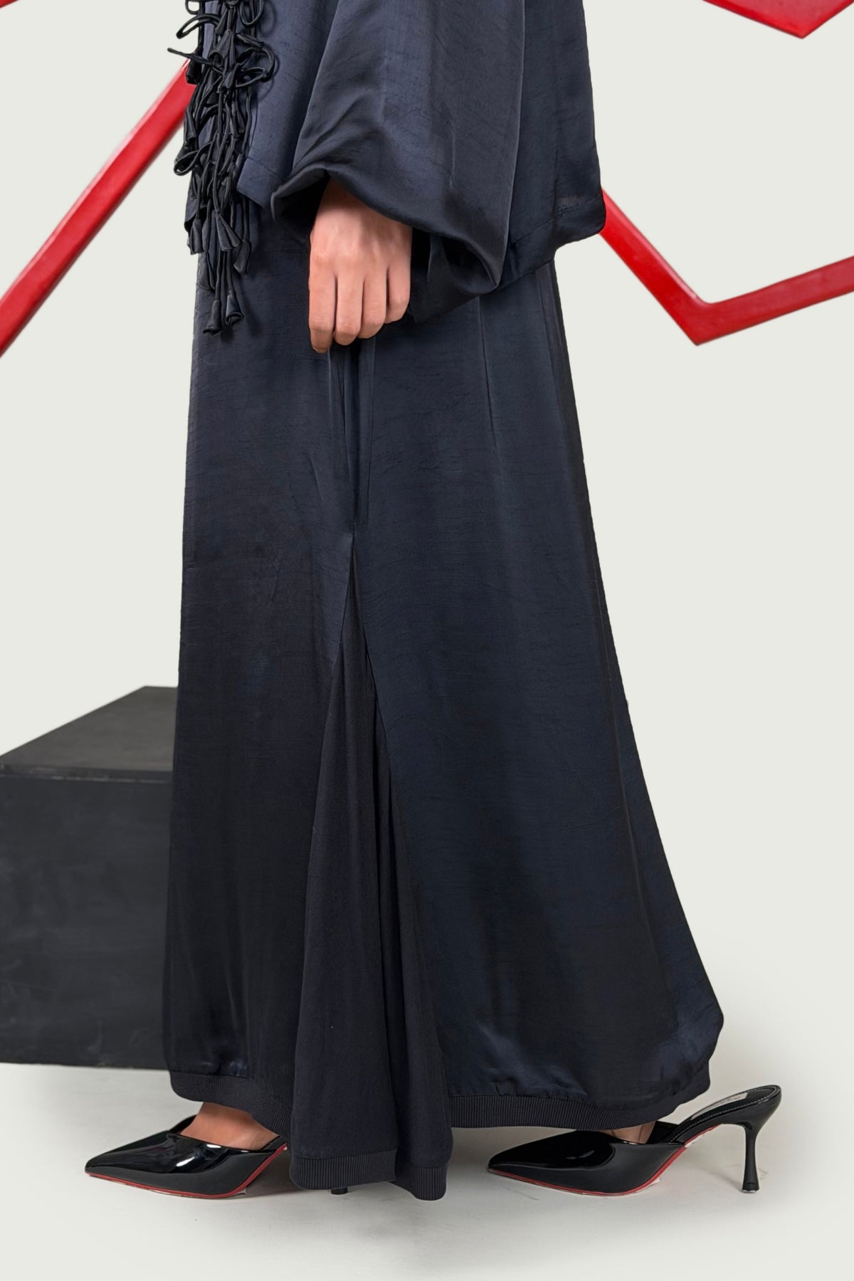 Black Skirt Set