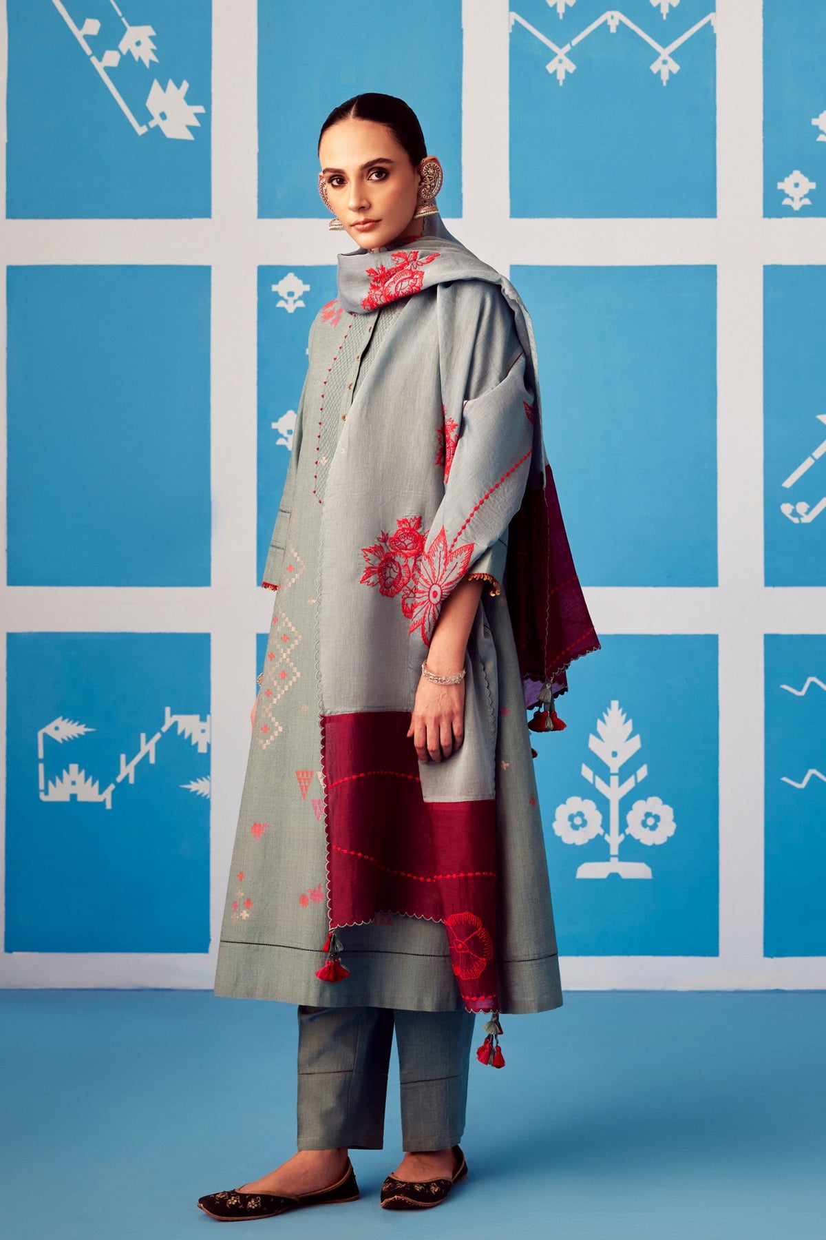 Asmani Kurta Set