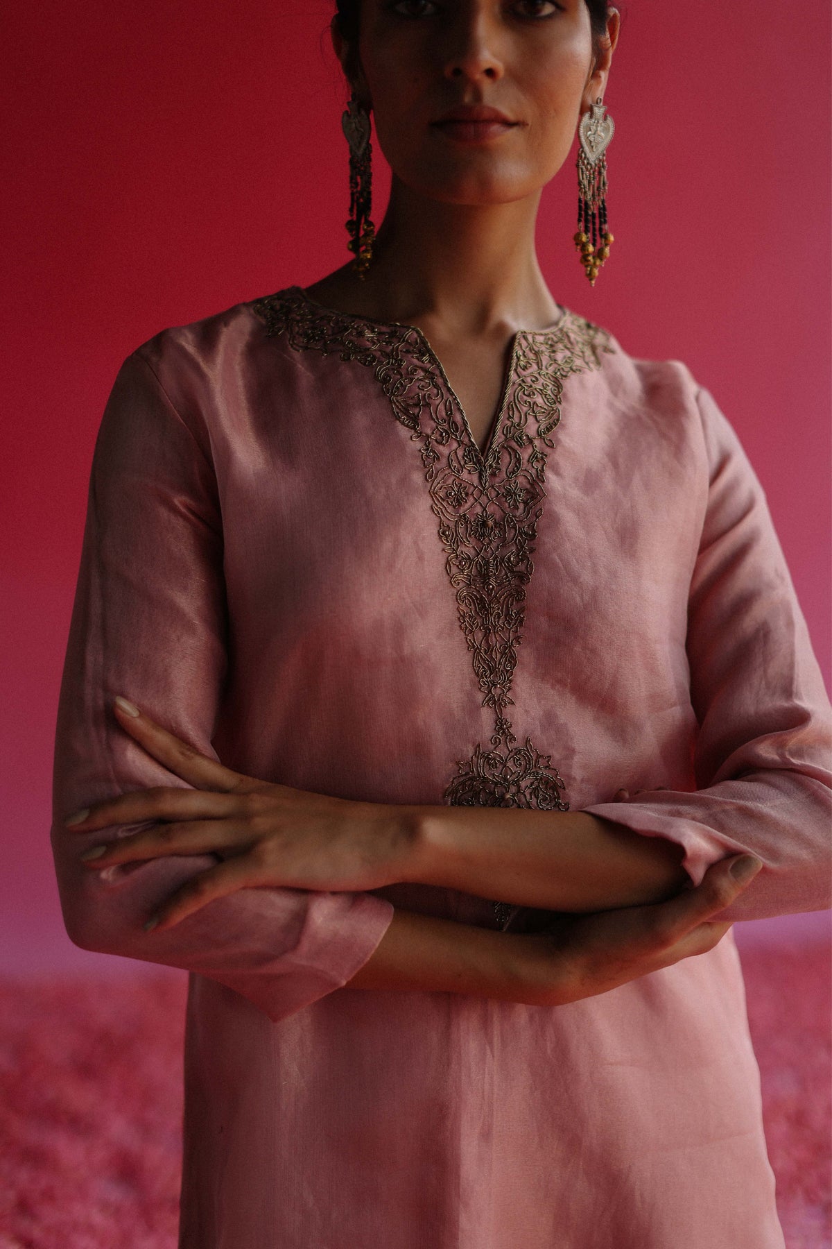 Kaljo Pink Kurta Set