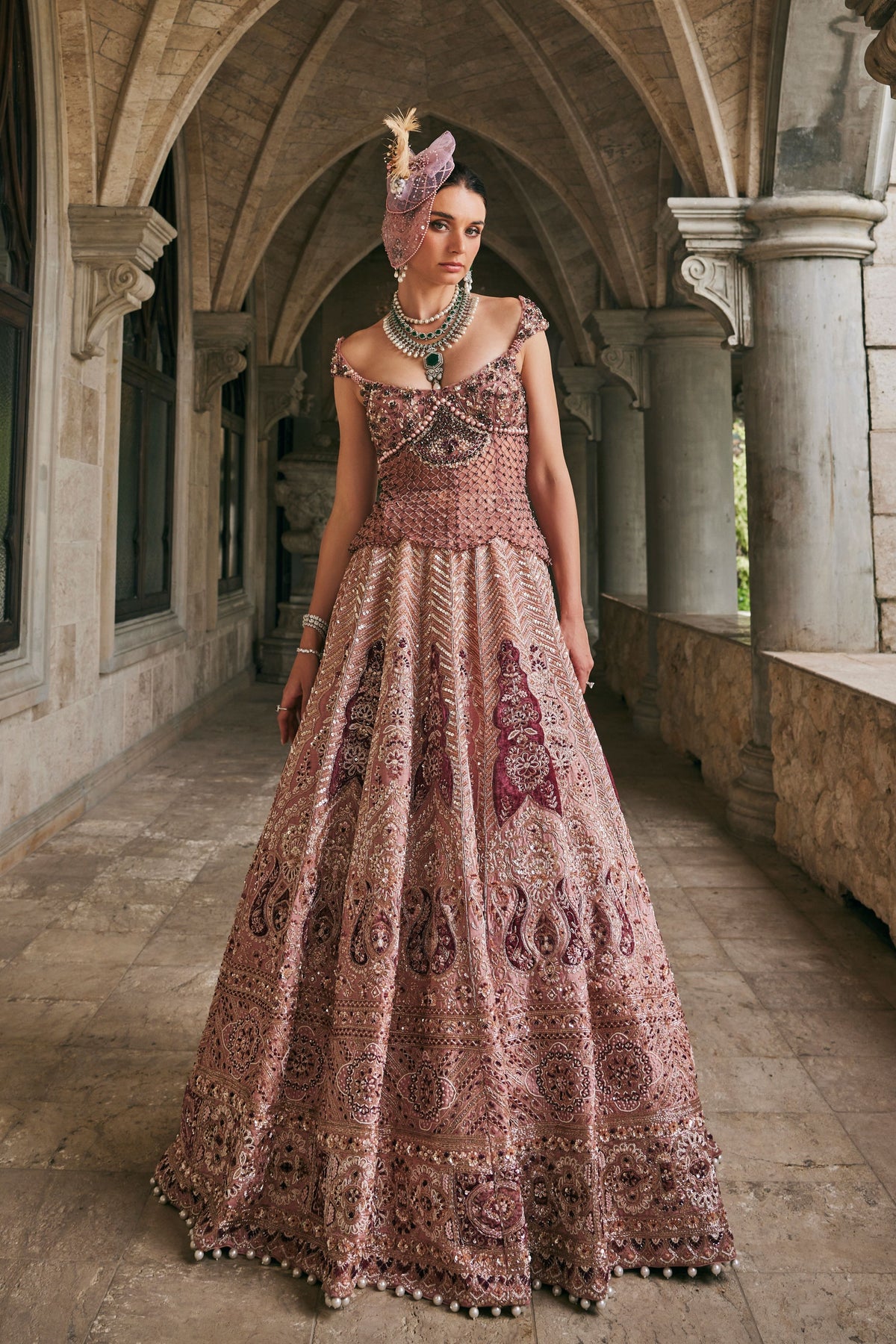 Siam Rose Lehenga Set
