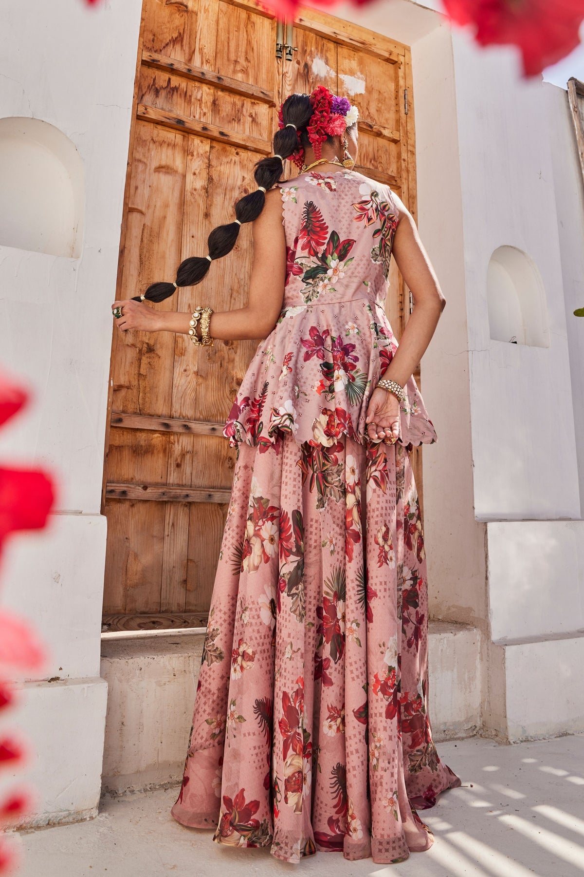 Saanjh Peplum Lehenga Set