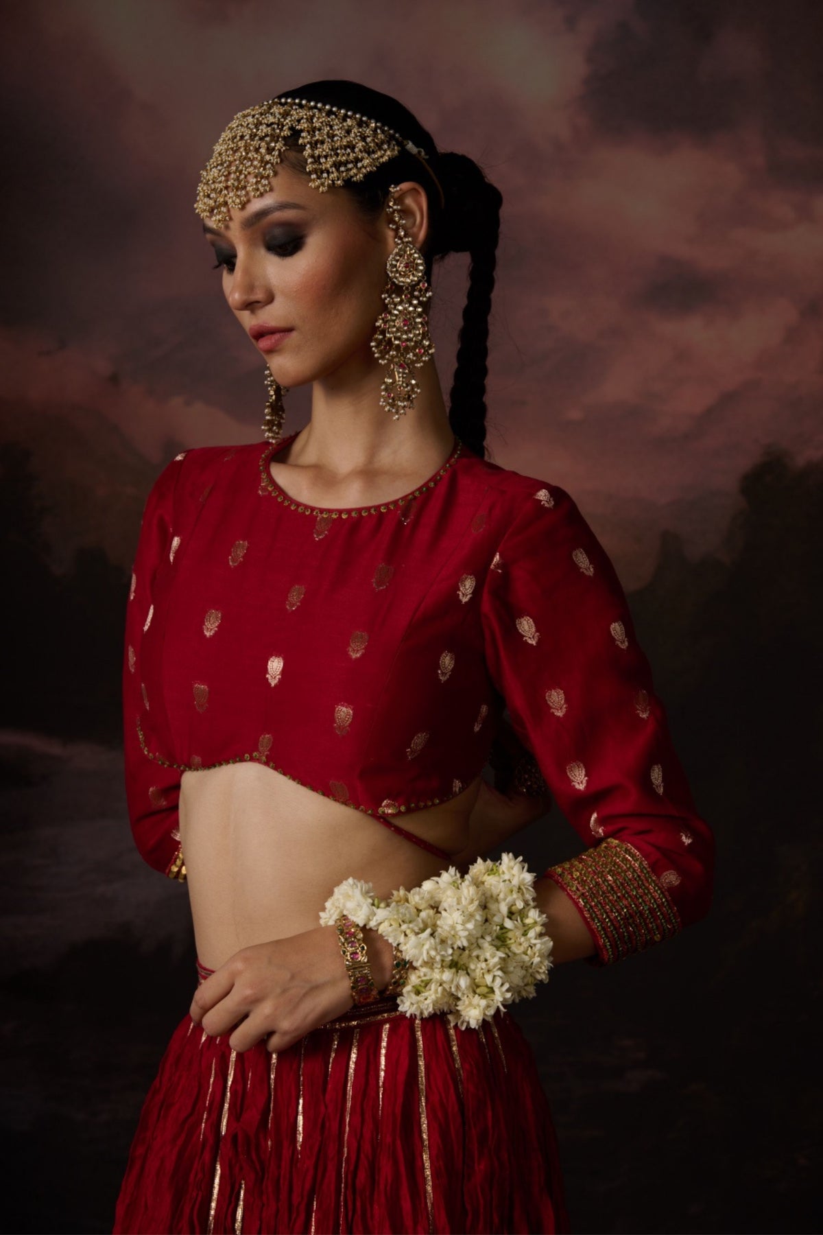 Huda Lehenga Set