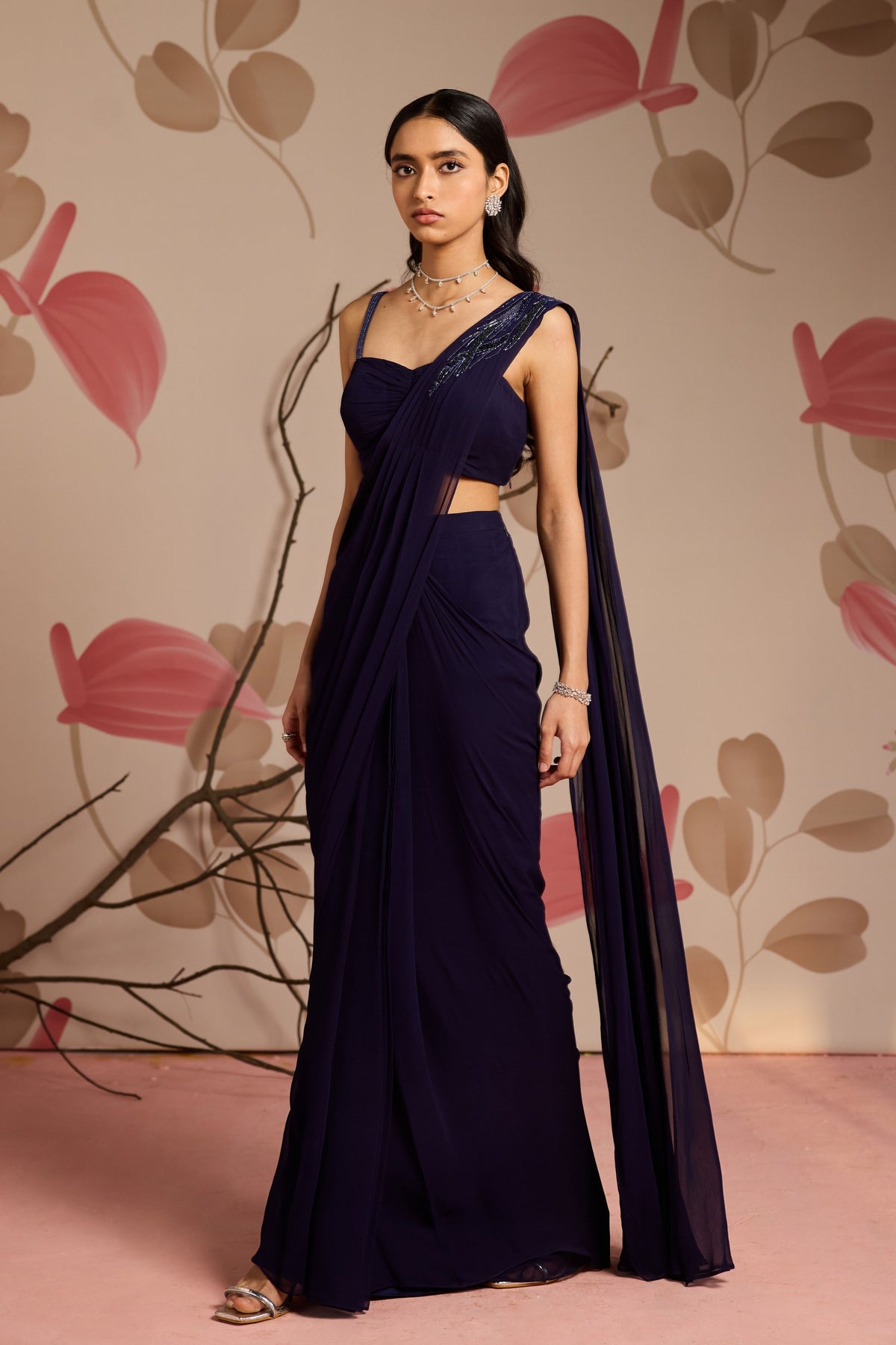 Blossom Drape Saree
