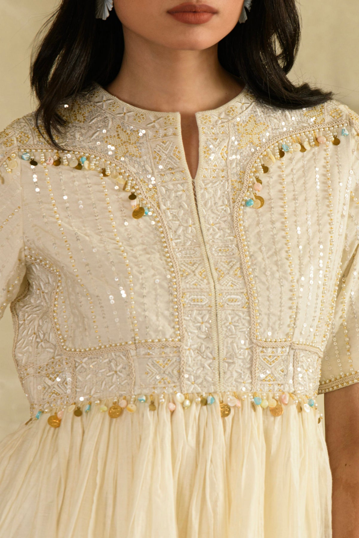Dhun Padmika Blush Peplum Set