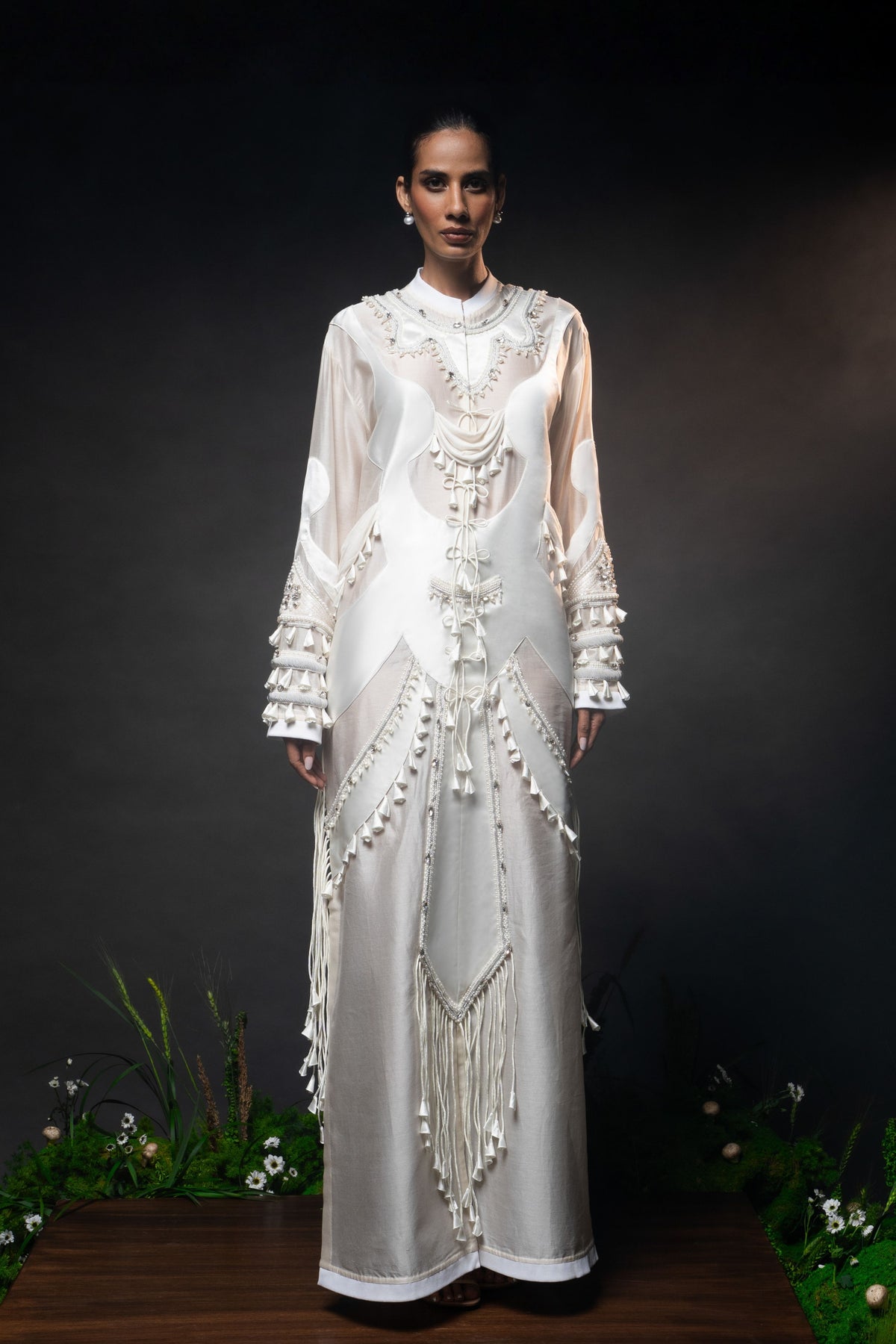 Sculptural Patchwork Dress