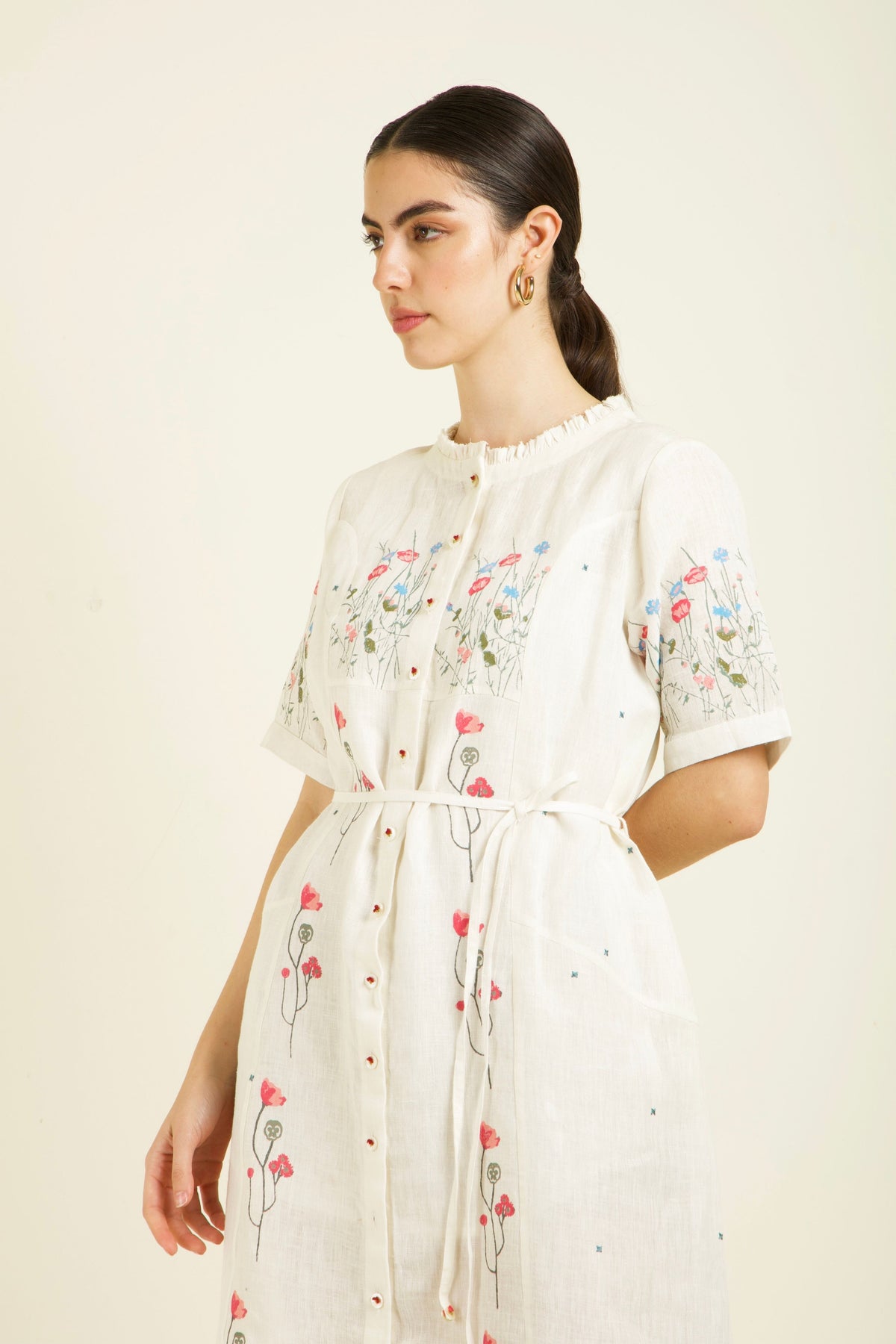 Ivory A-line Dress