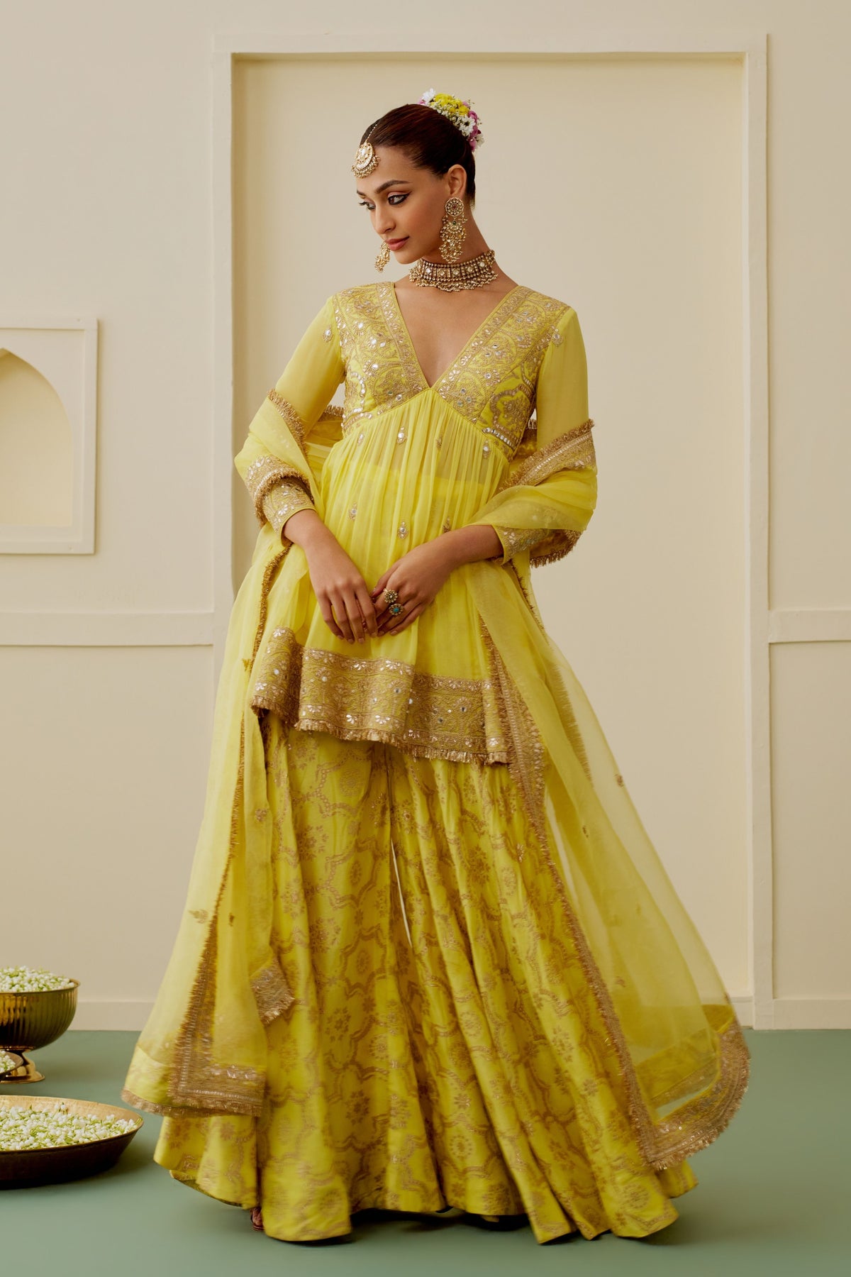 Rukhsaar Sharara Set
