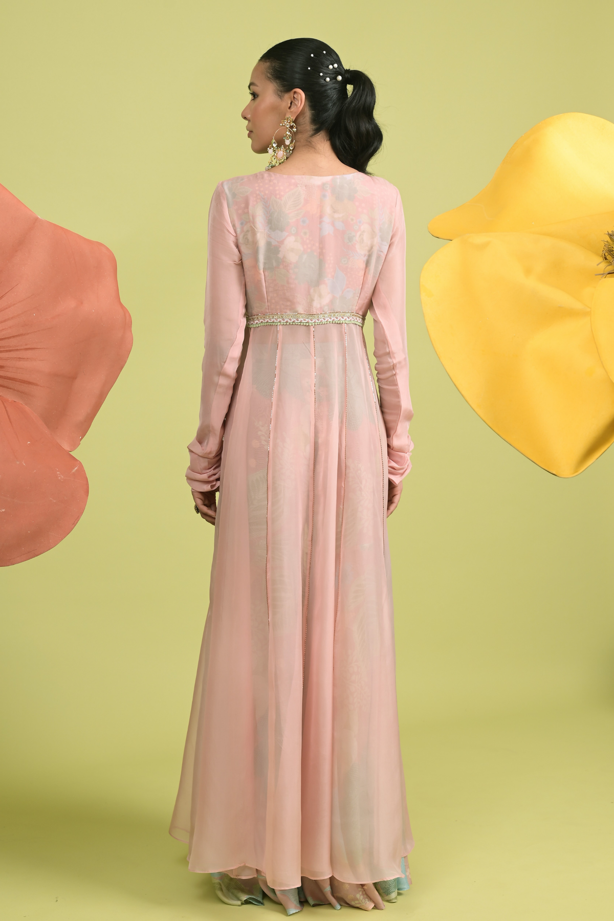 Dusky Bloom Anarkali Set