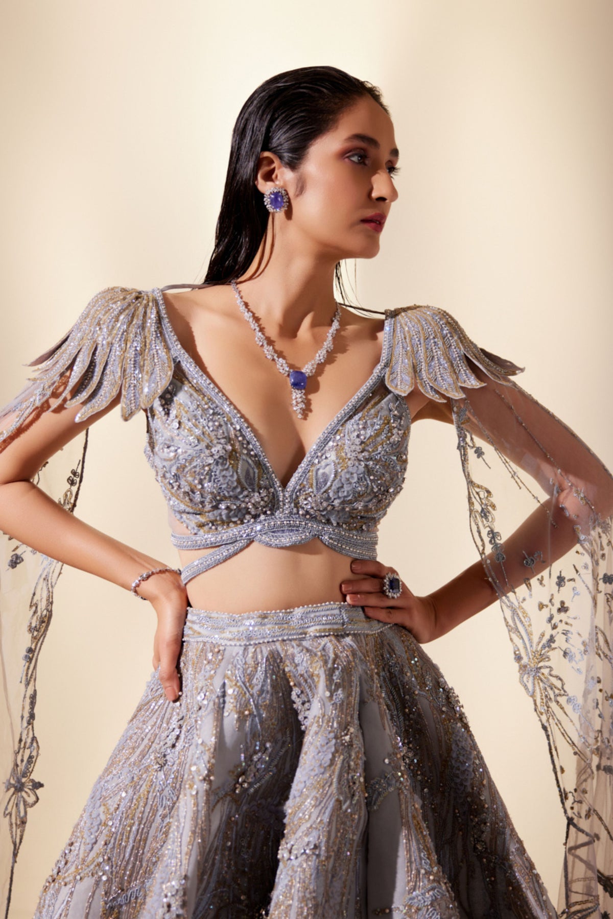 Lunar Lavender Lehenga Set