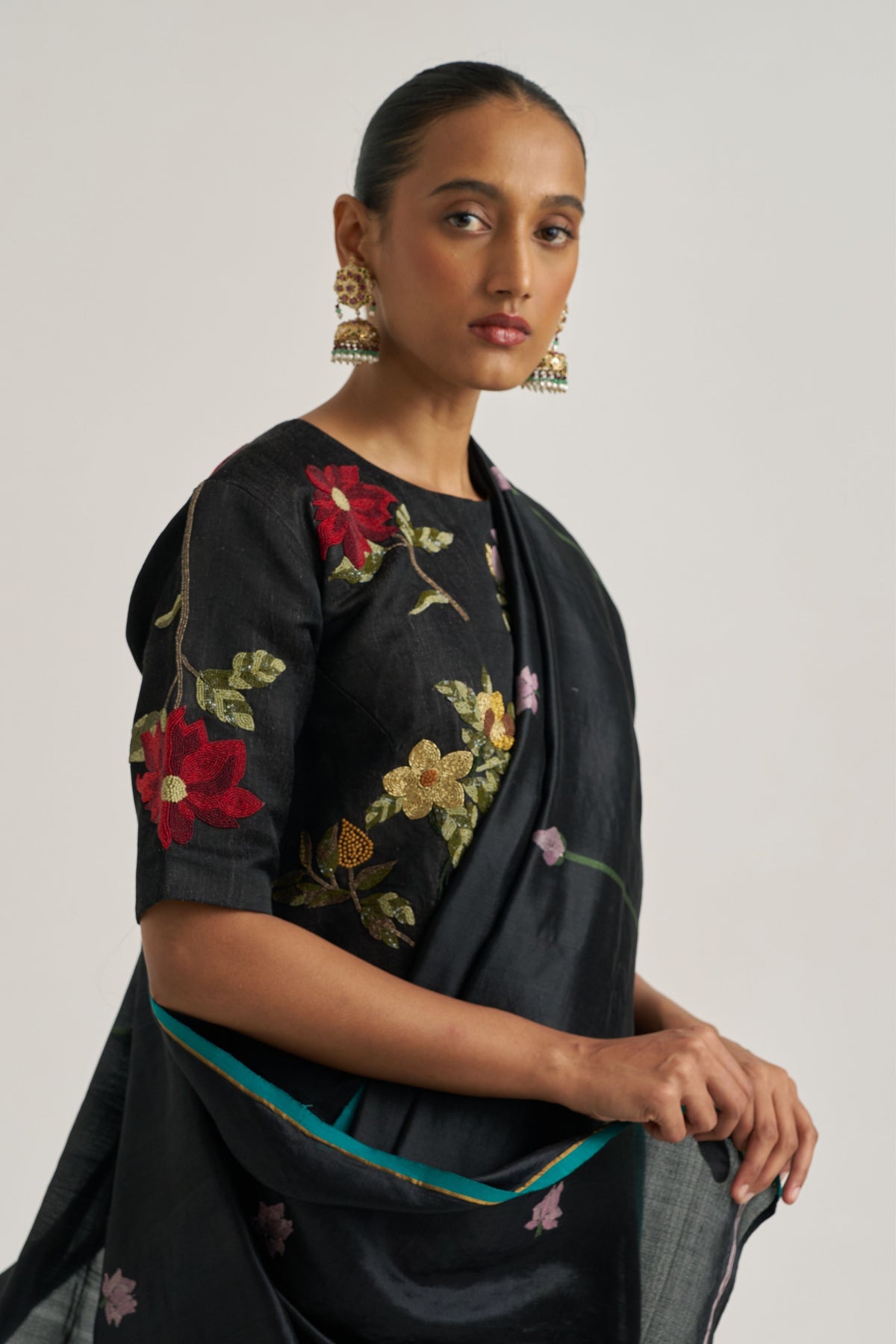 Bagaan Black Blouse