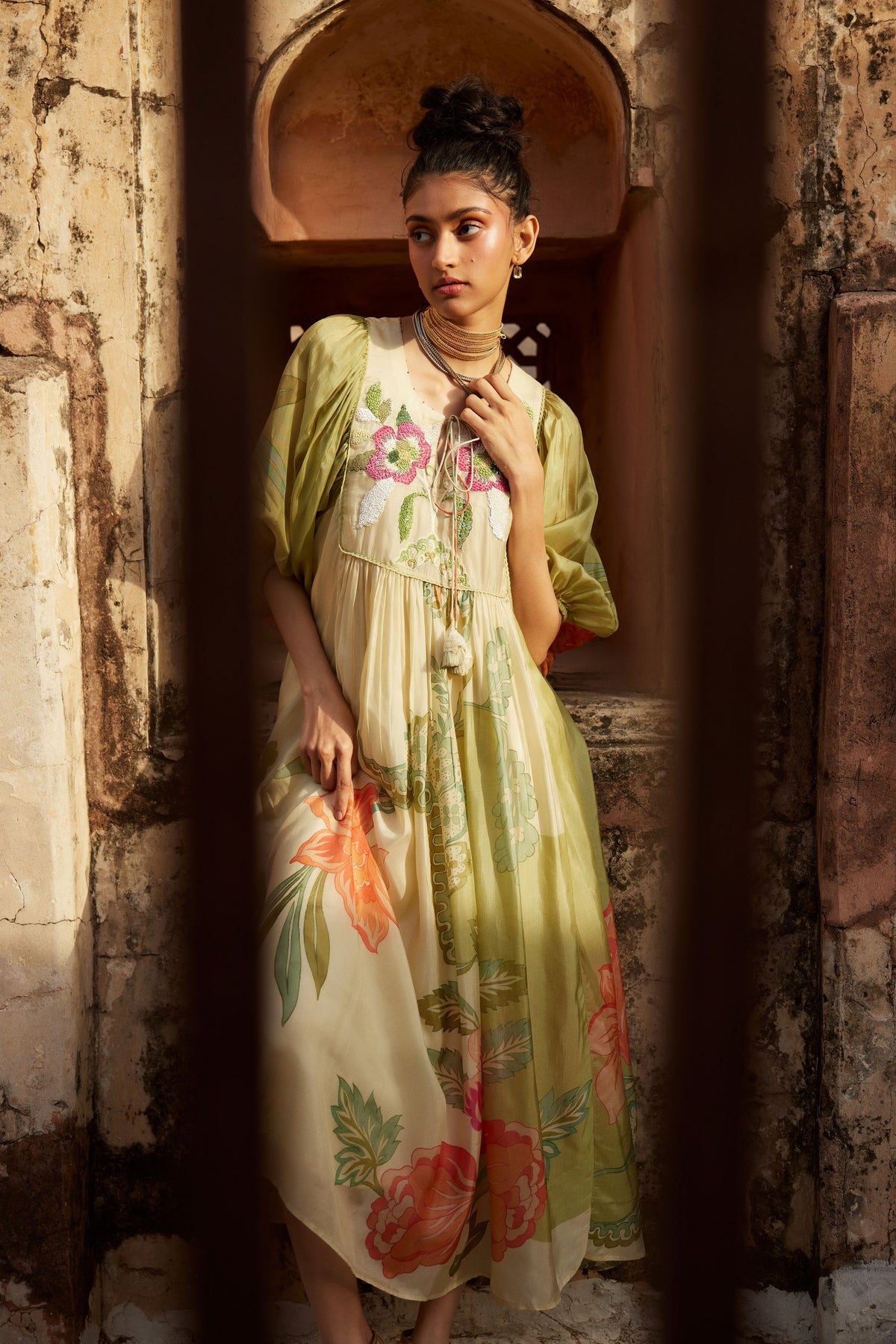 Pastel Green Maxi Dress