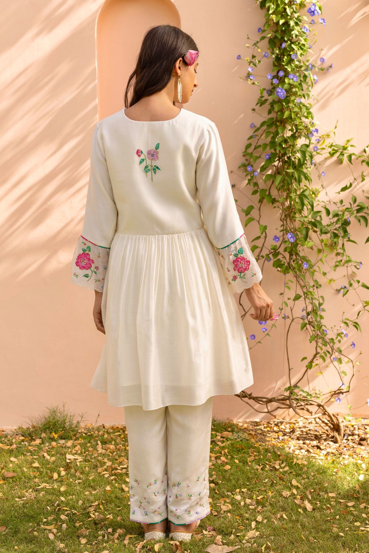 Zia Gathered Short Kurta Set