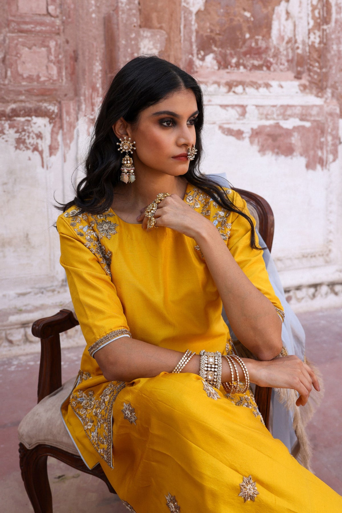 Zar Kurti Set