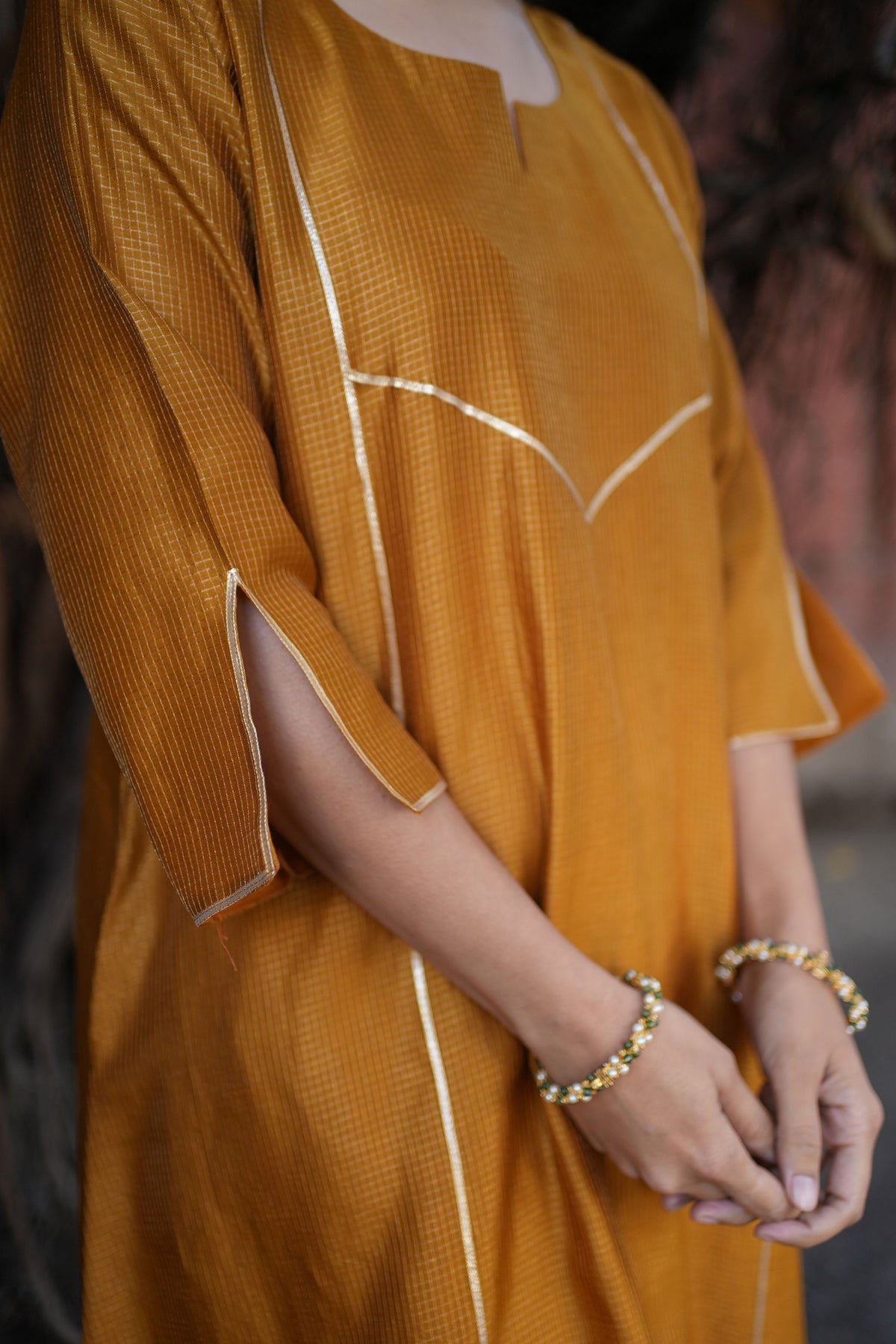 Bhanu Zari Stripe Kurta Set