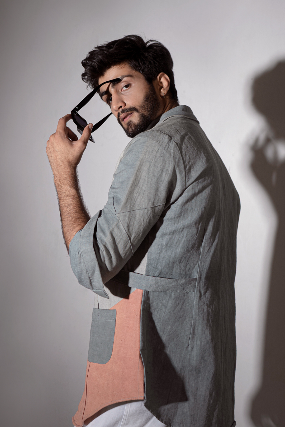 Ankush Bahuguna In Jumbled Overshirt Set