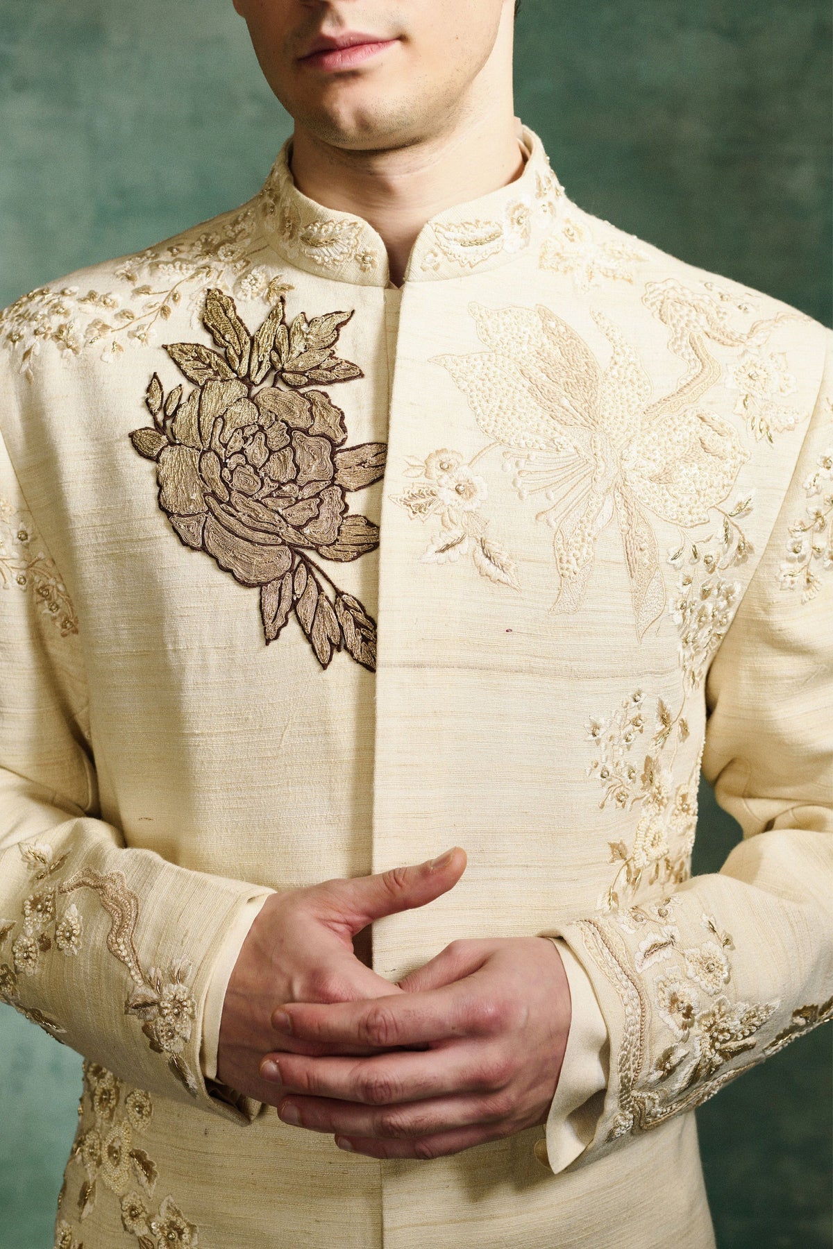 Ivory Regal Sherwani Set