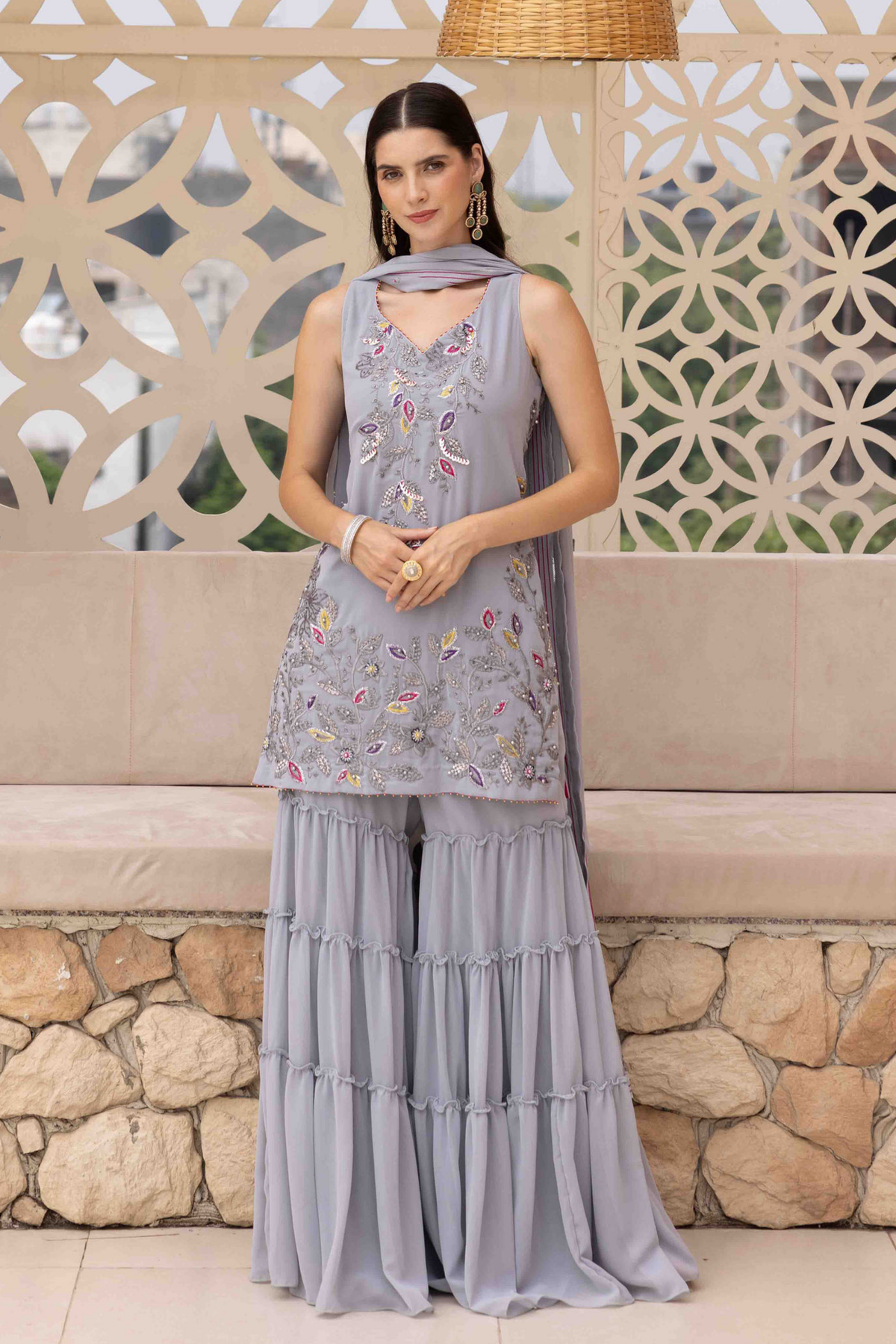 Jiya Sharara Set