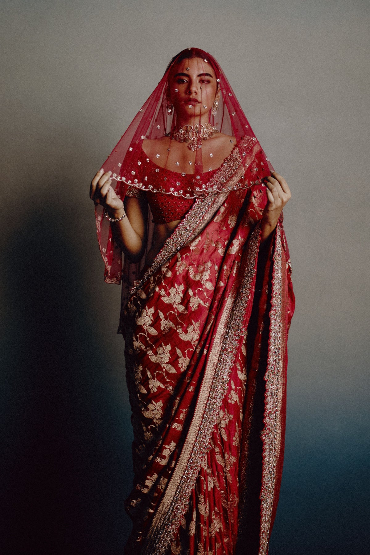 Red Epiphany Bridal Saree