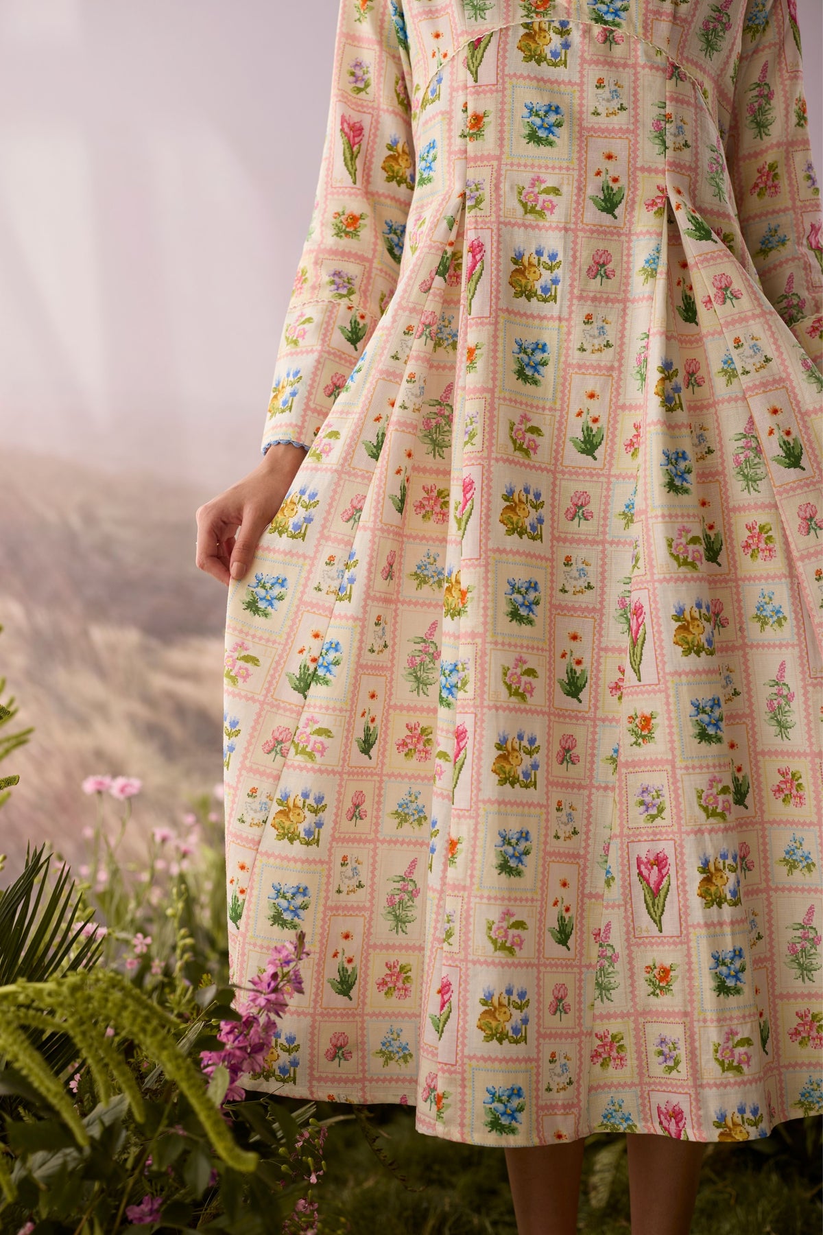 Moonlight Printed Dress
