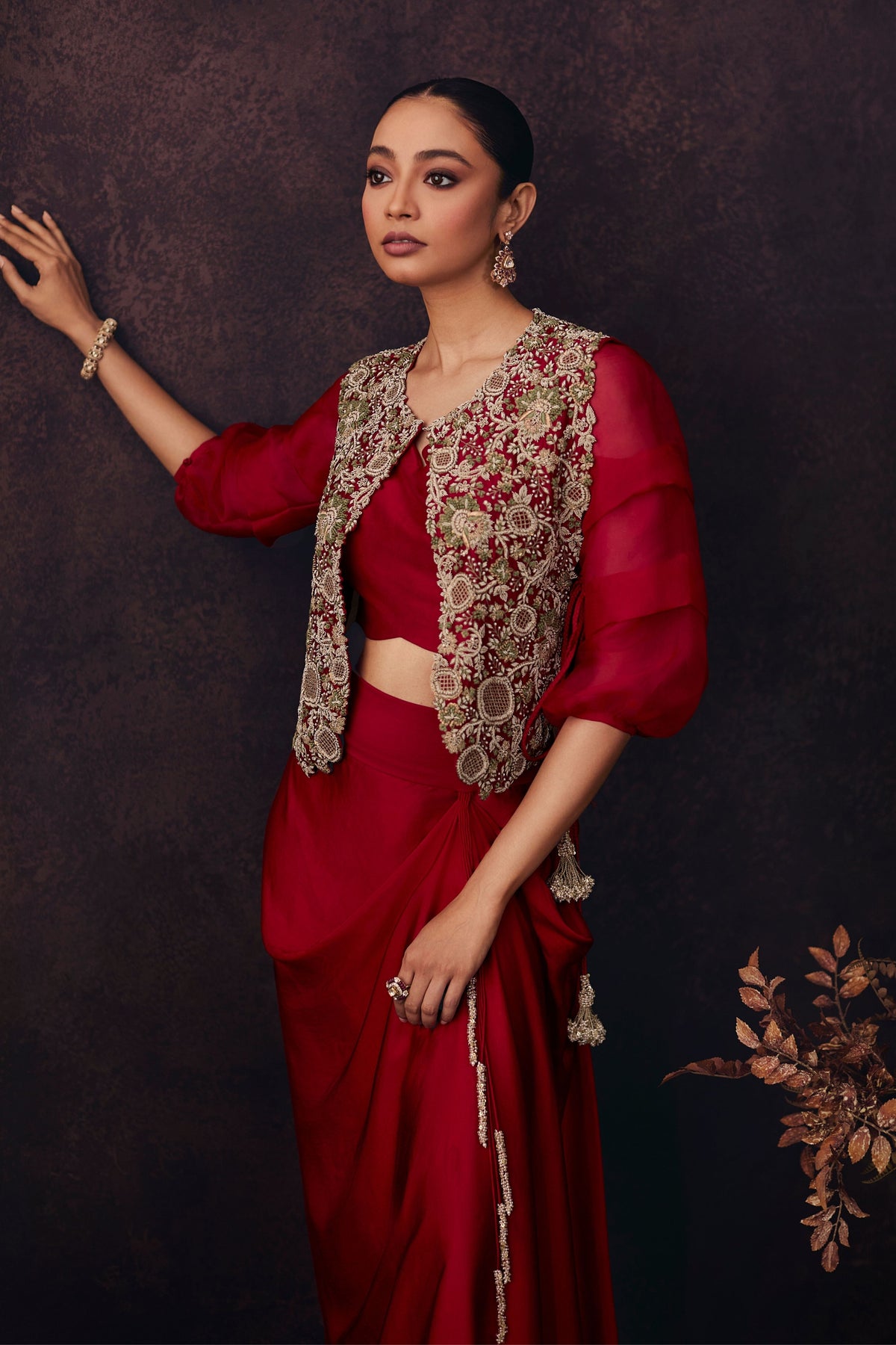 Up Moti Jacket Set
