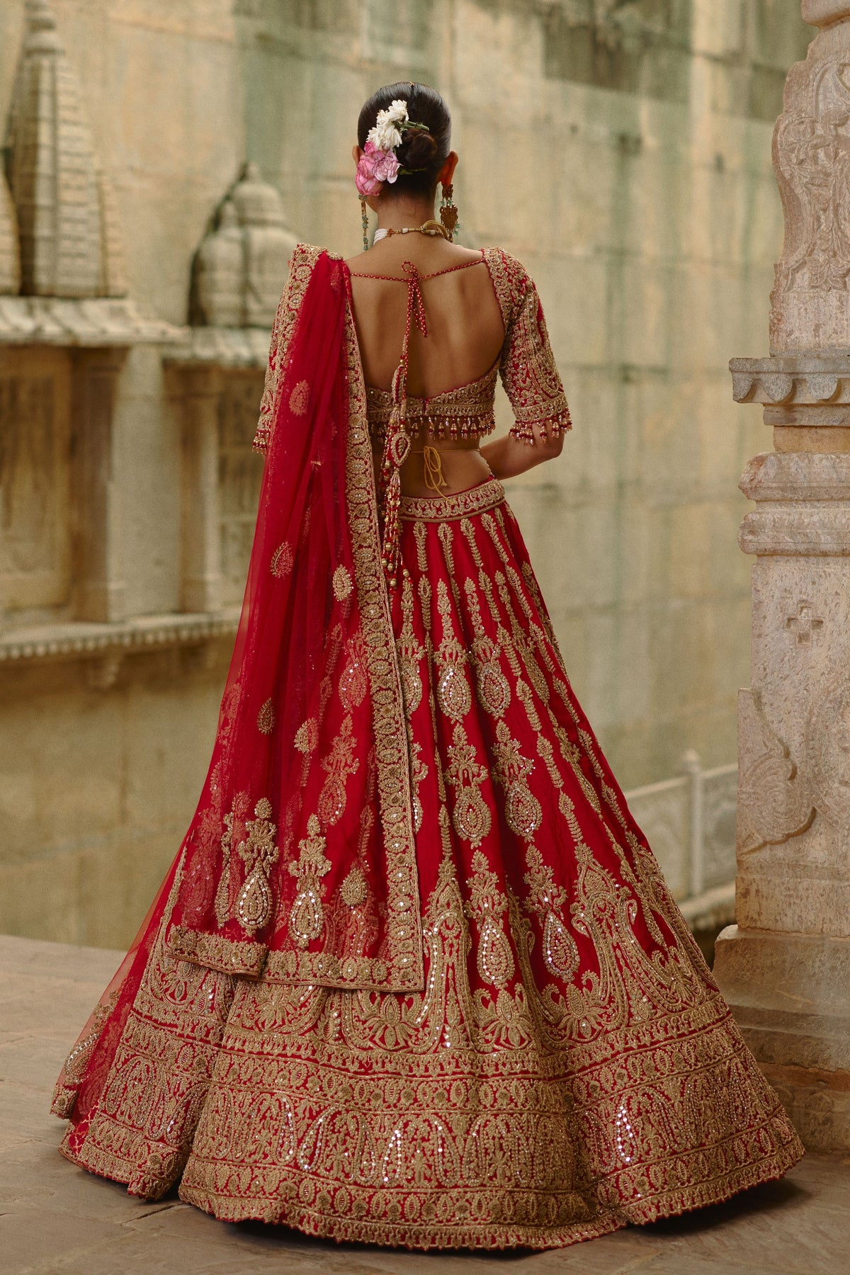 Dori Work Lehenga Set