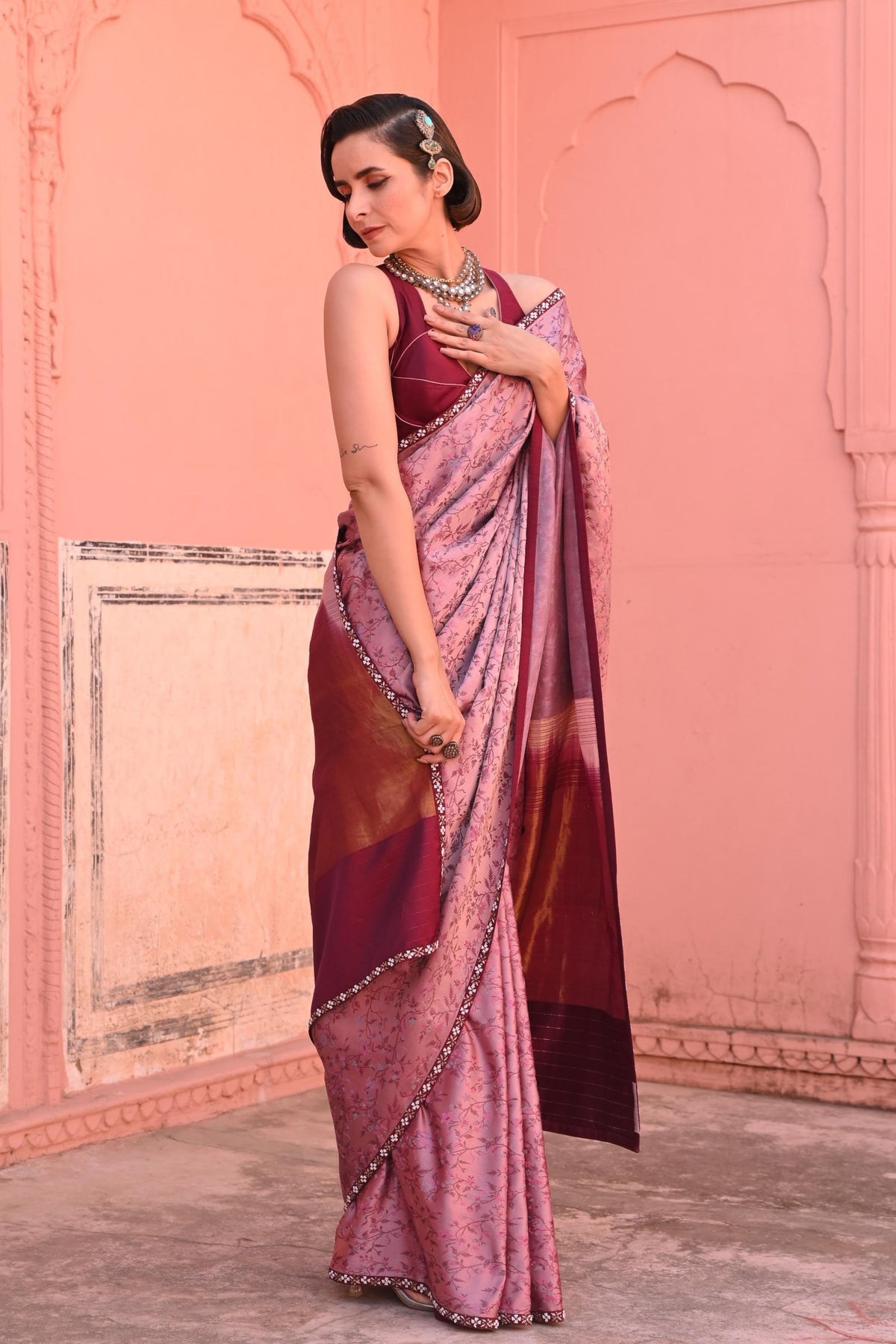 Rasiya Tanchoi Handloom Sari