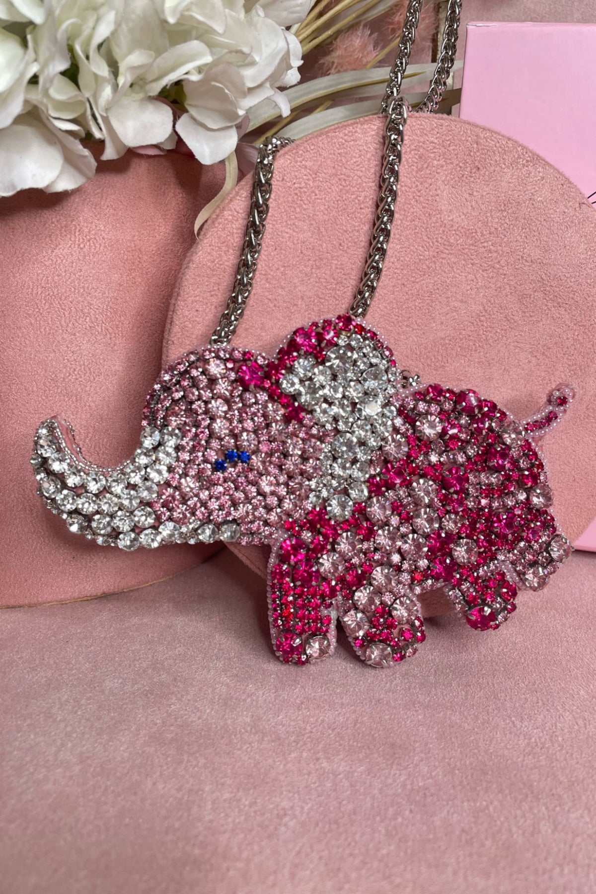 Elephant Mini Rhinestone Bag