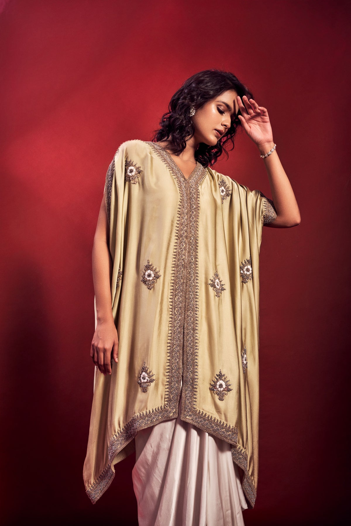 Emberoidered Kaftan Set