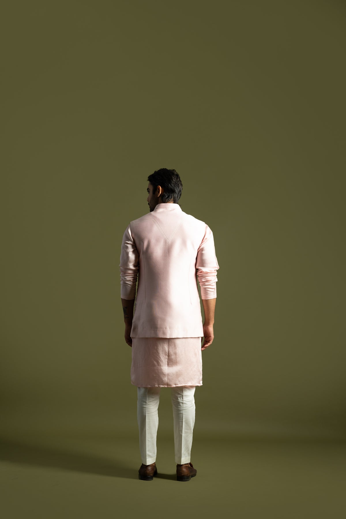 Sweet Pink Nehru Jacket