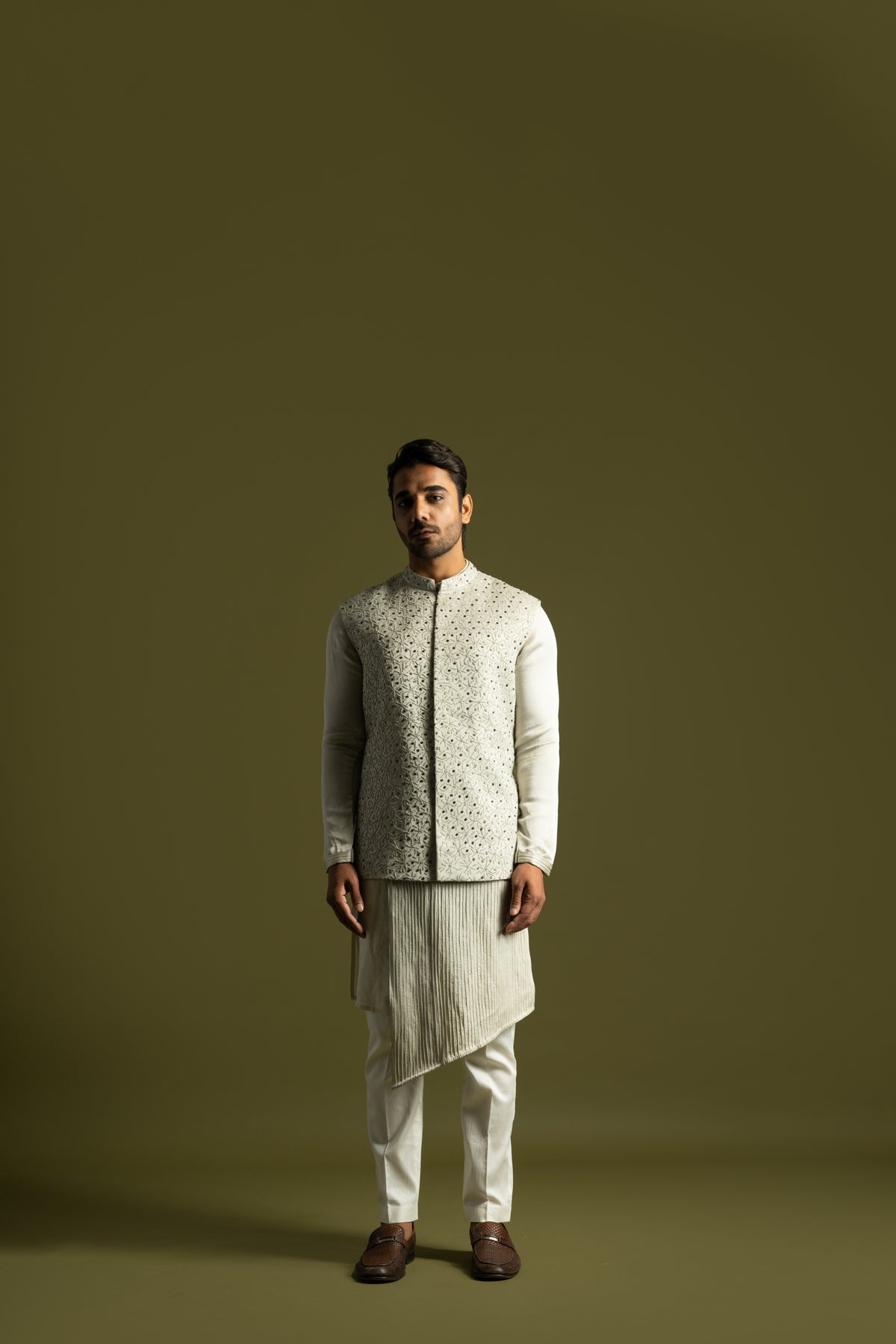 Grey Bundi Nehru Jacket