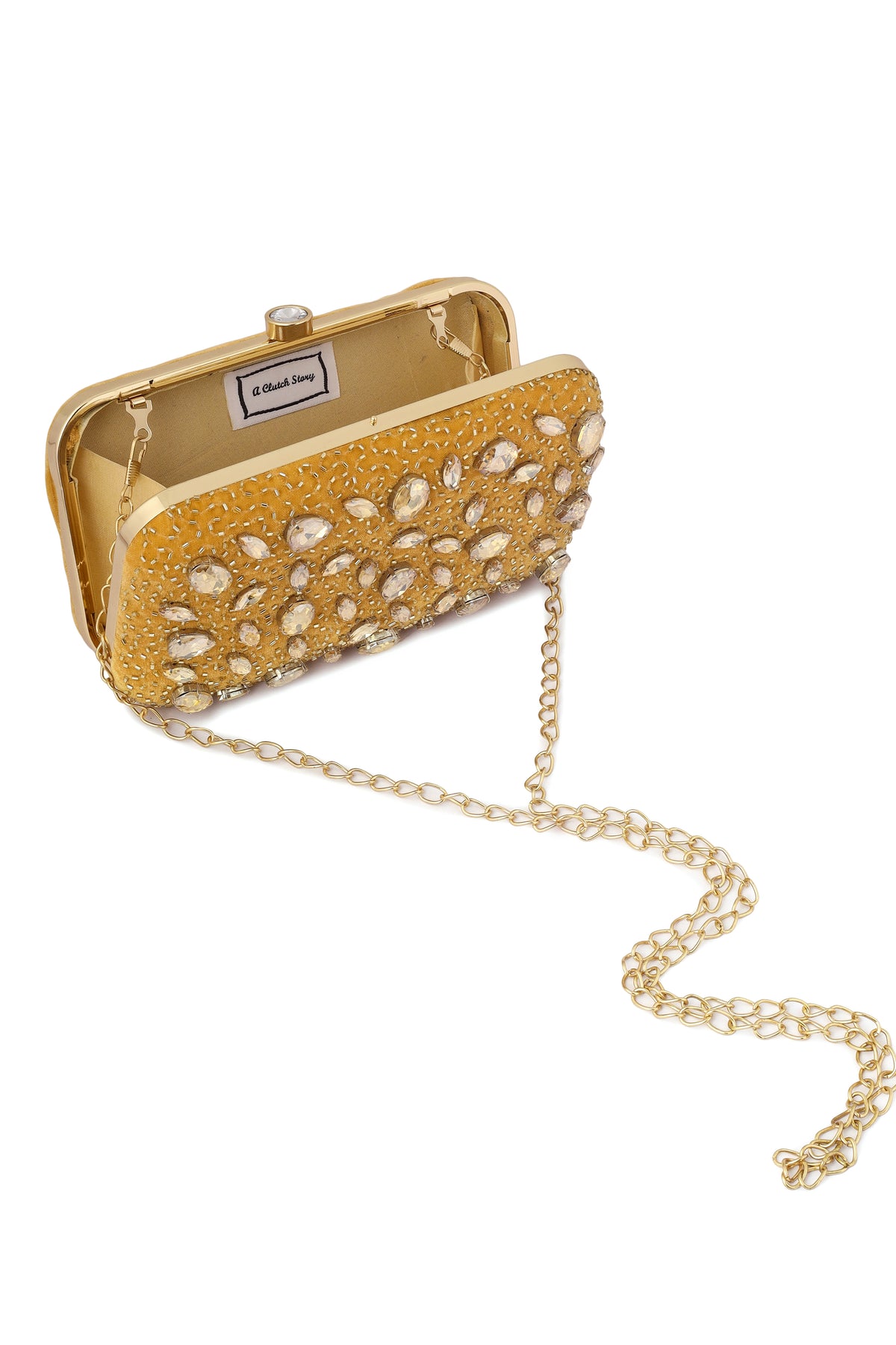 Crystal Studded Clutch