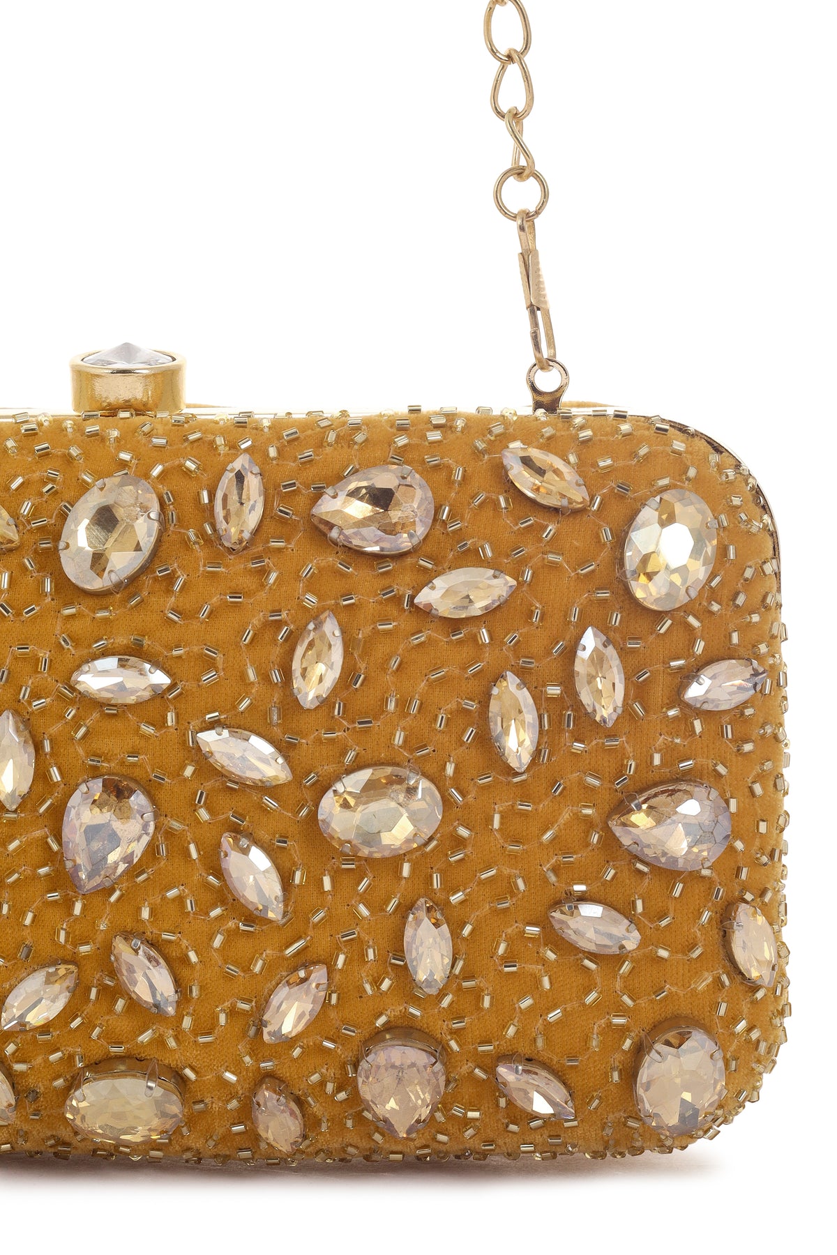 Crystal Studded Clutch
