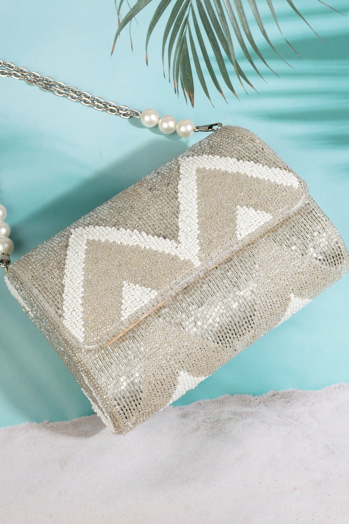 Metallic Zigzag Flapover
