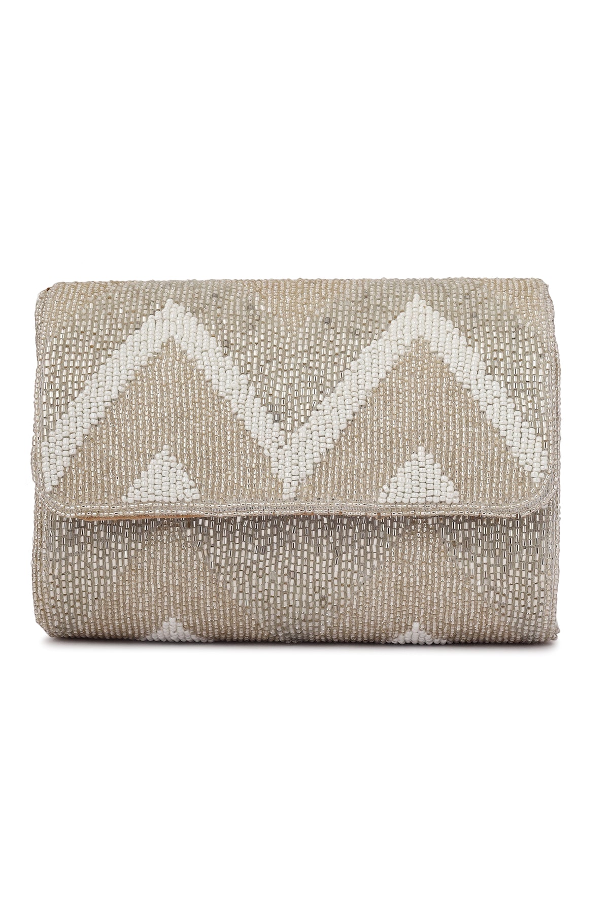 Metallic Zigzag Flapover