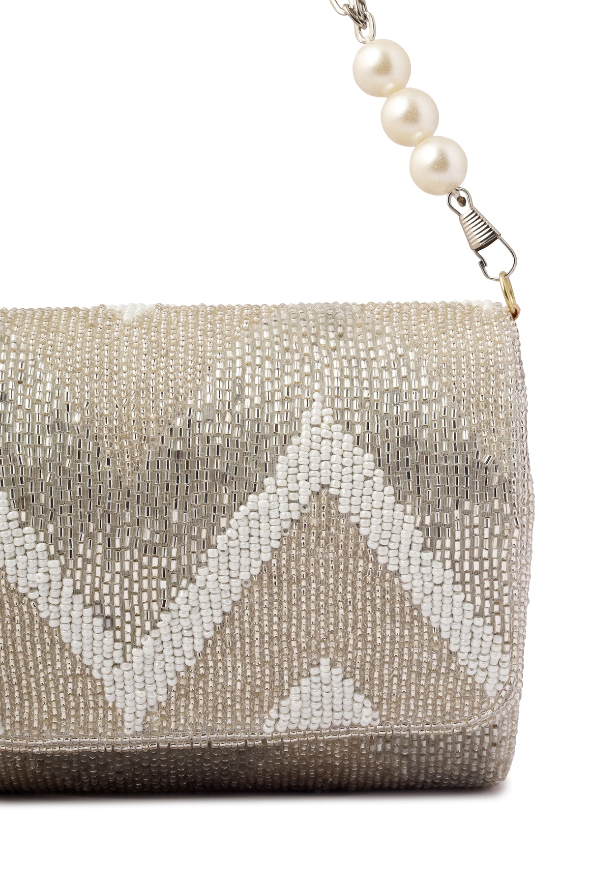 Metallic Zigzag Flapover