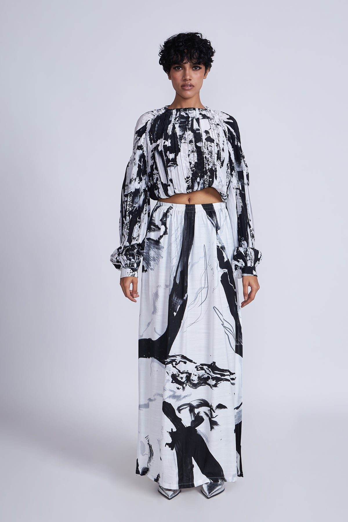 Kafka Pleated Top