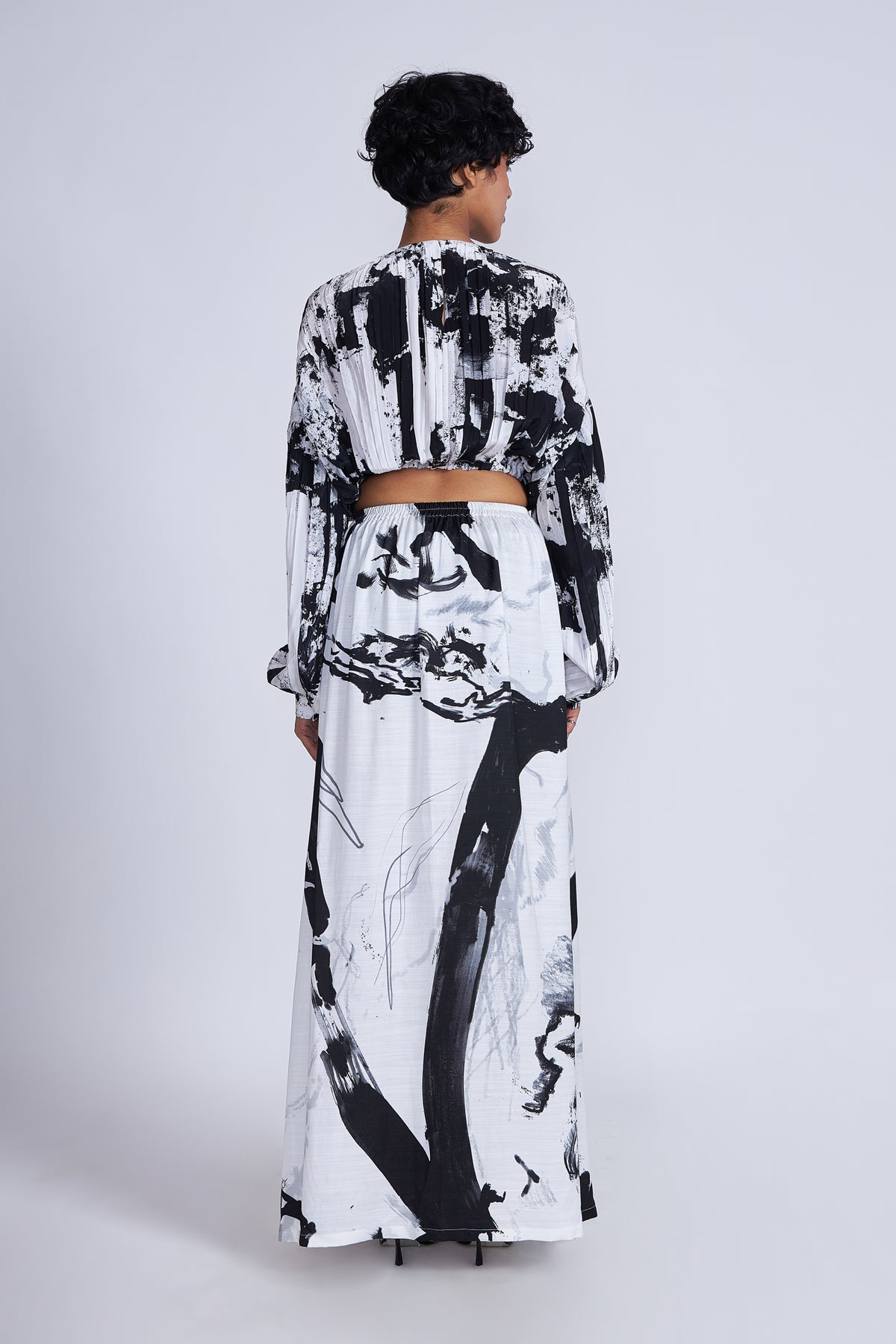Kafka Pleated Top