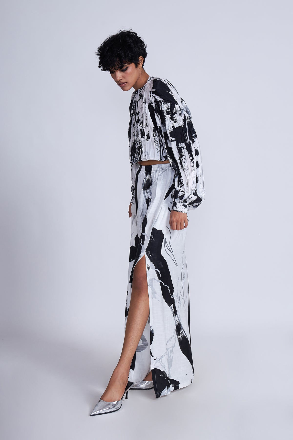 Kafka Pleated Top