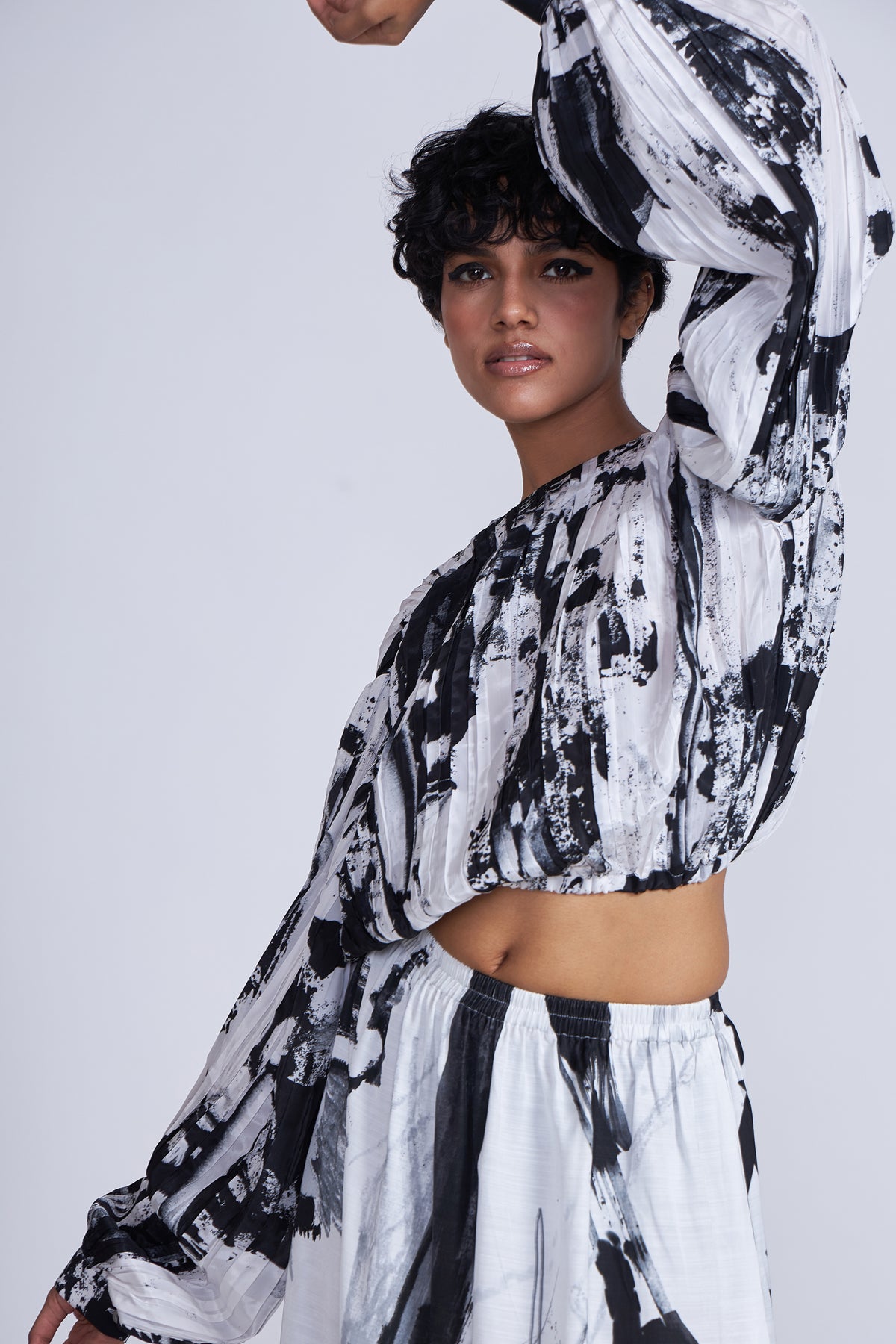 Kafka Pleated Top