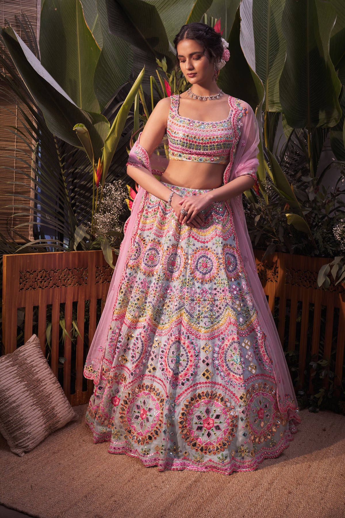 Aqua Carnival Lehenga set