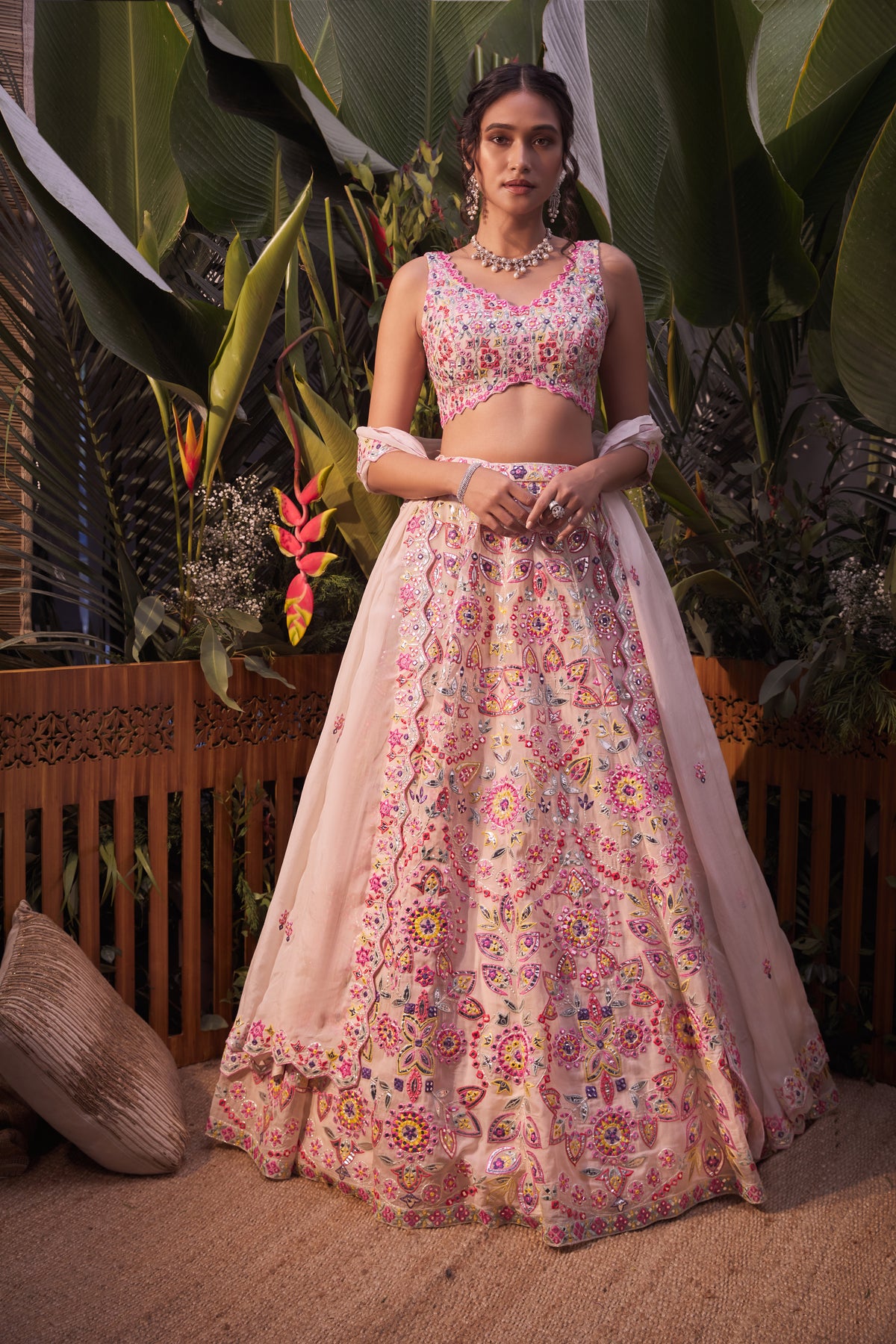Ivroy purple lehenga set