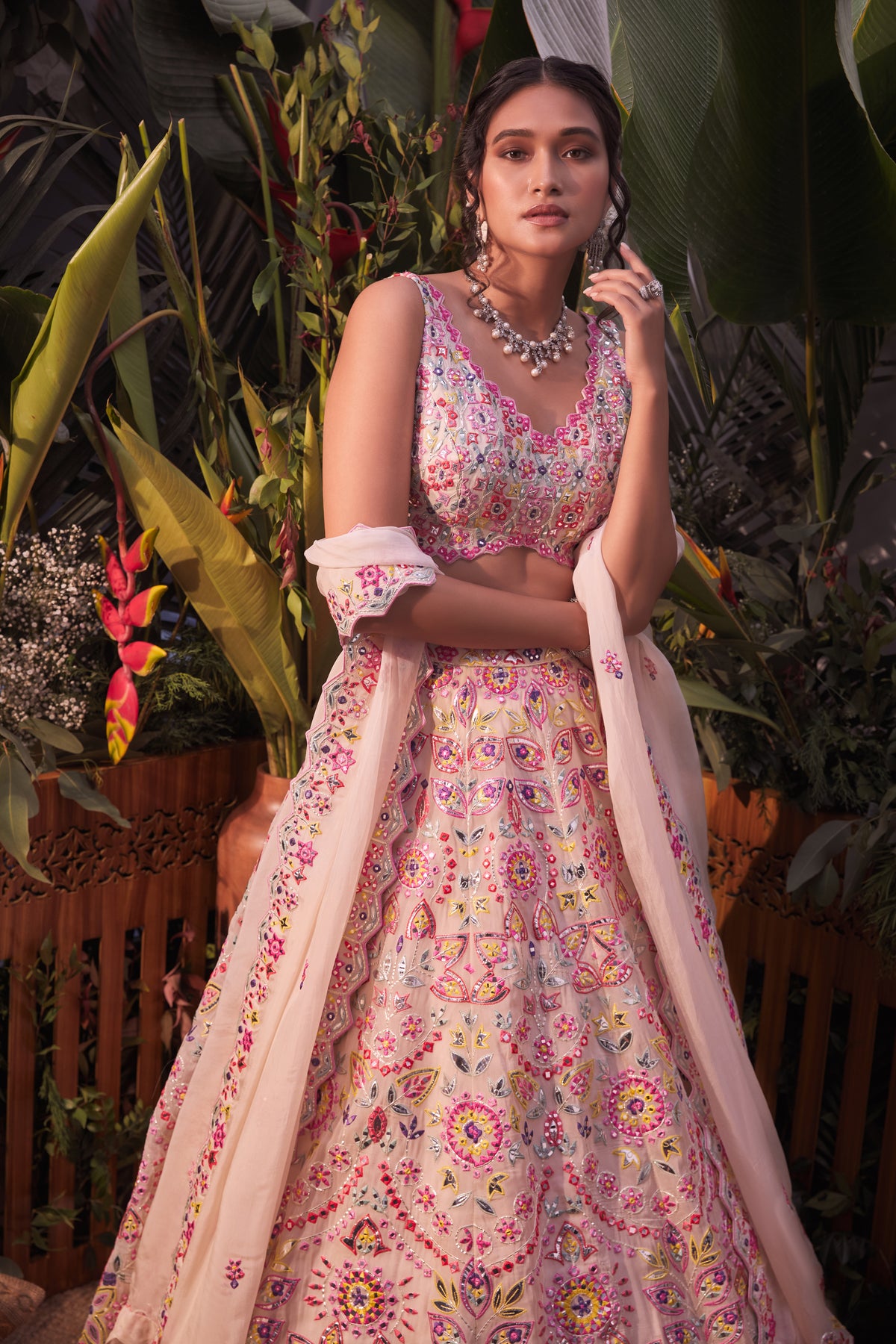 Ivroy purple lehenga set