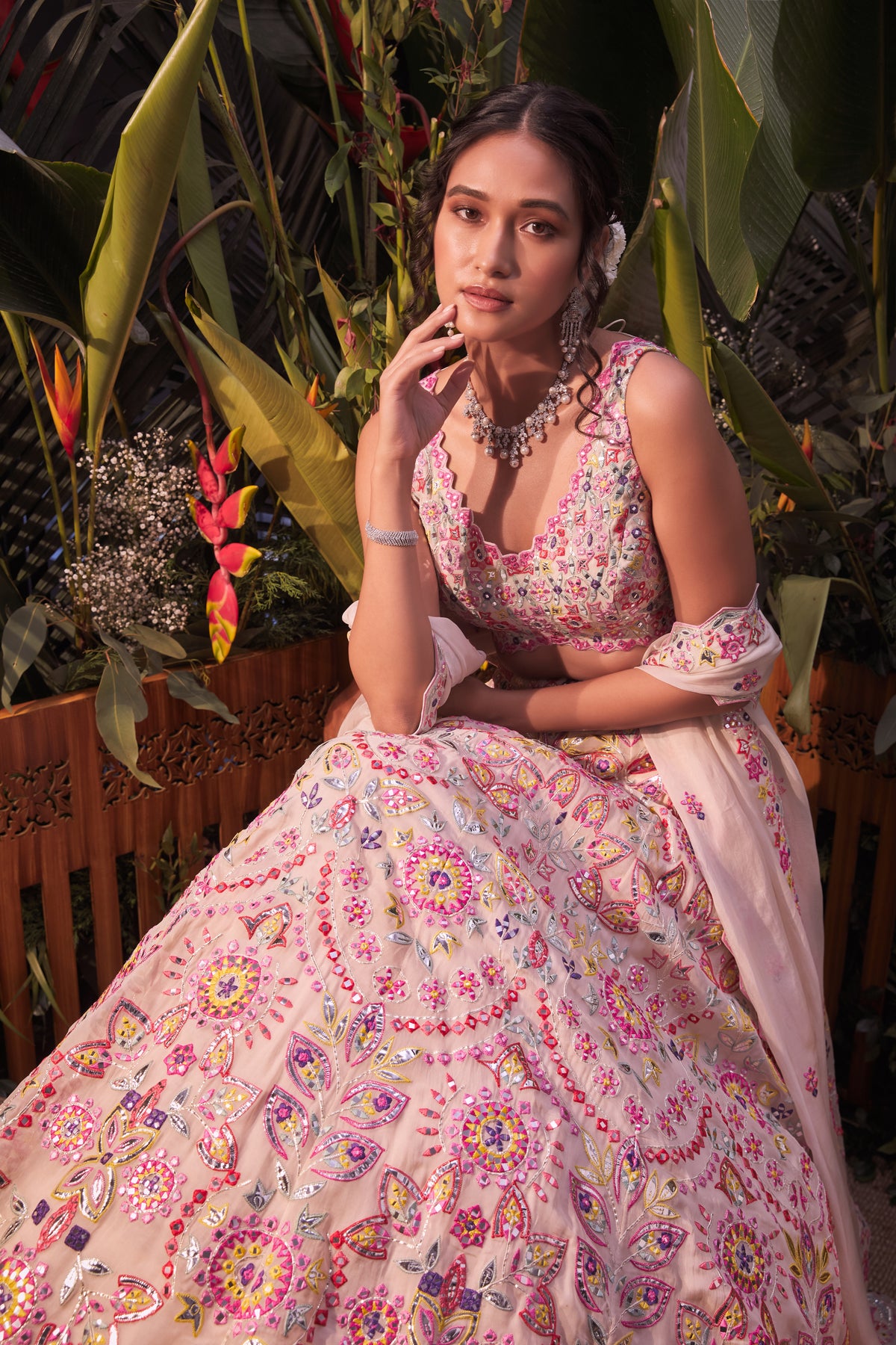 Ivroy purple lehenga set