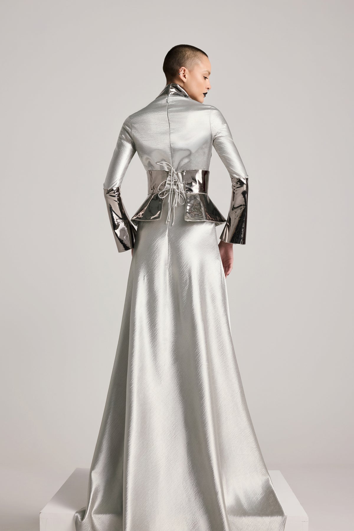 Metallic Corset Dress