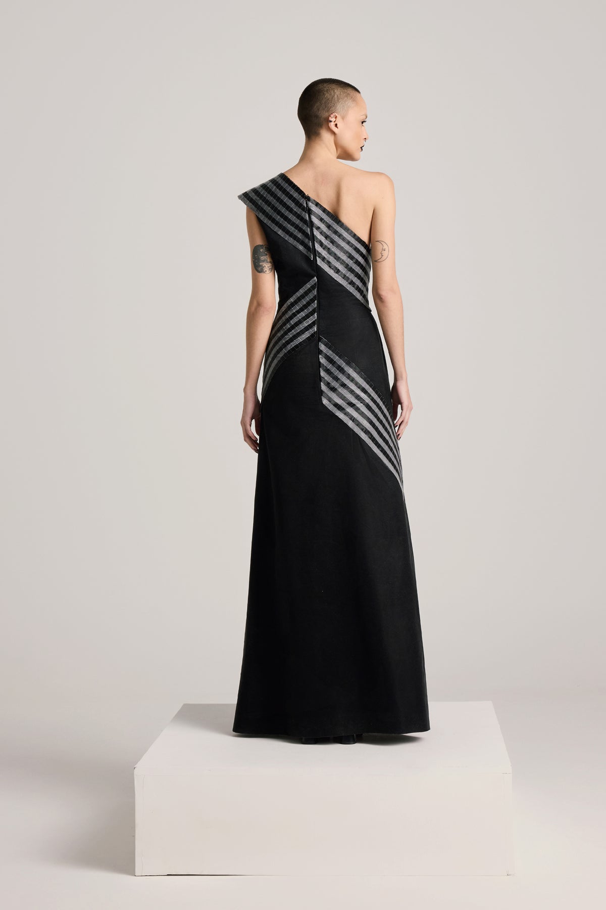 Asymmetric Glass Dress