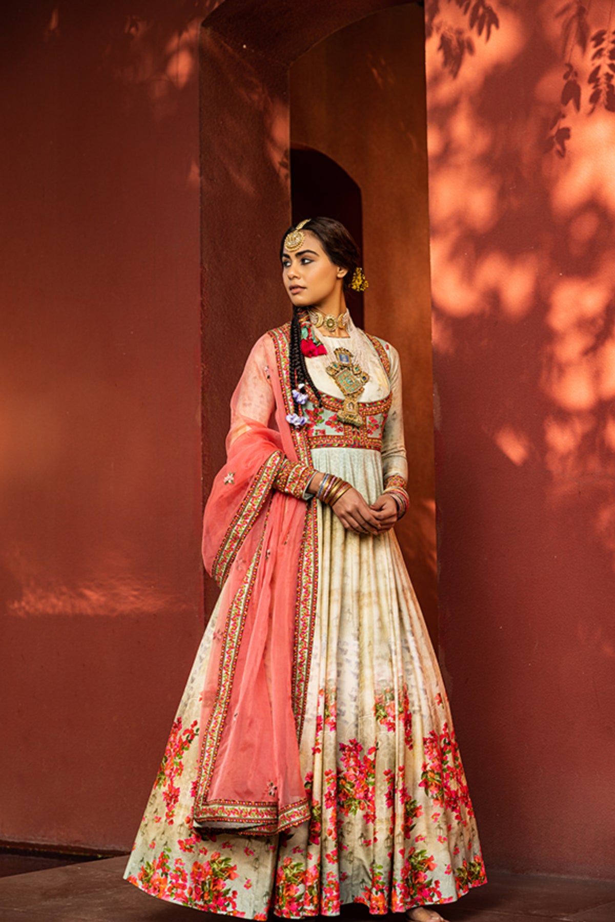 Rabia anarkali set