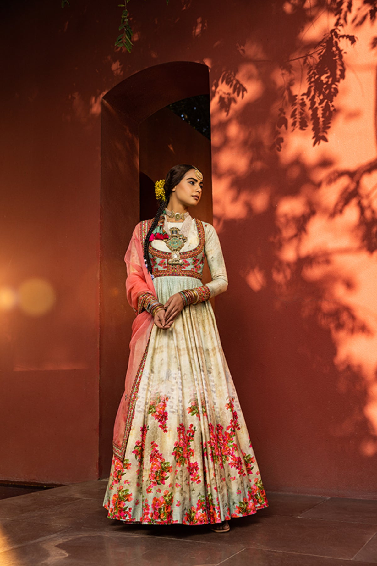 Rabia anarkali set