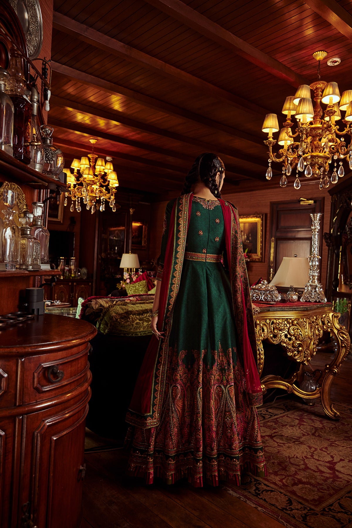 Mehjabeen anarkali set
