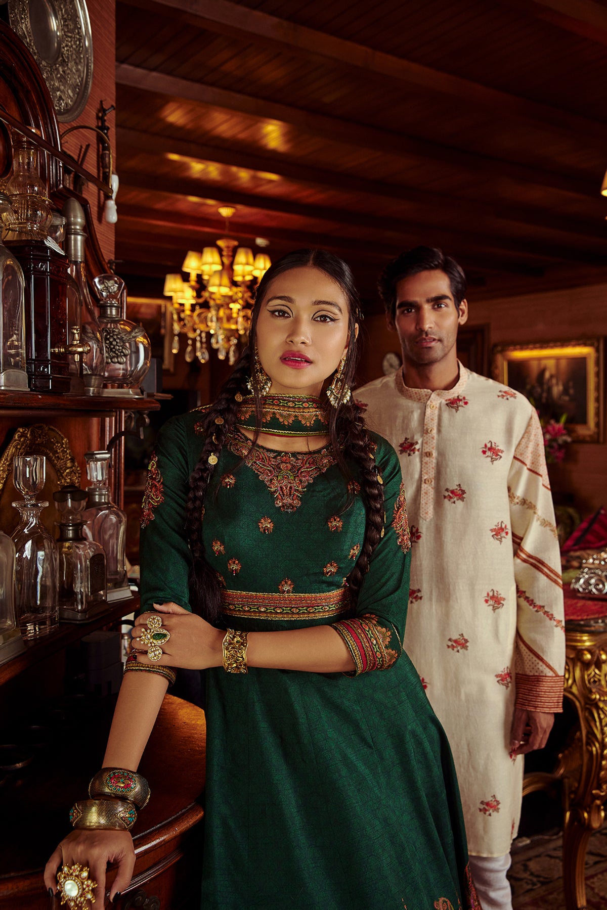 Mehjabeen anarkali set